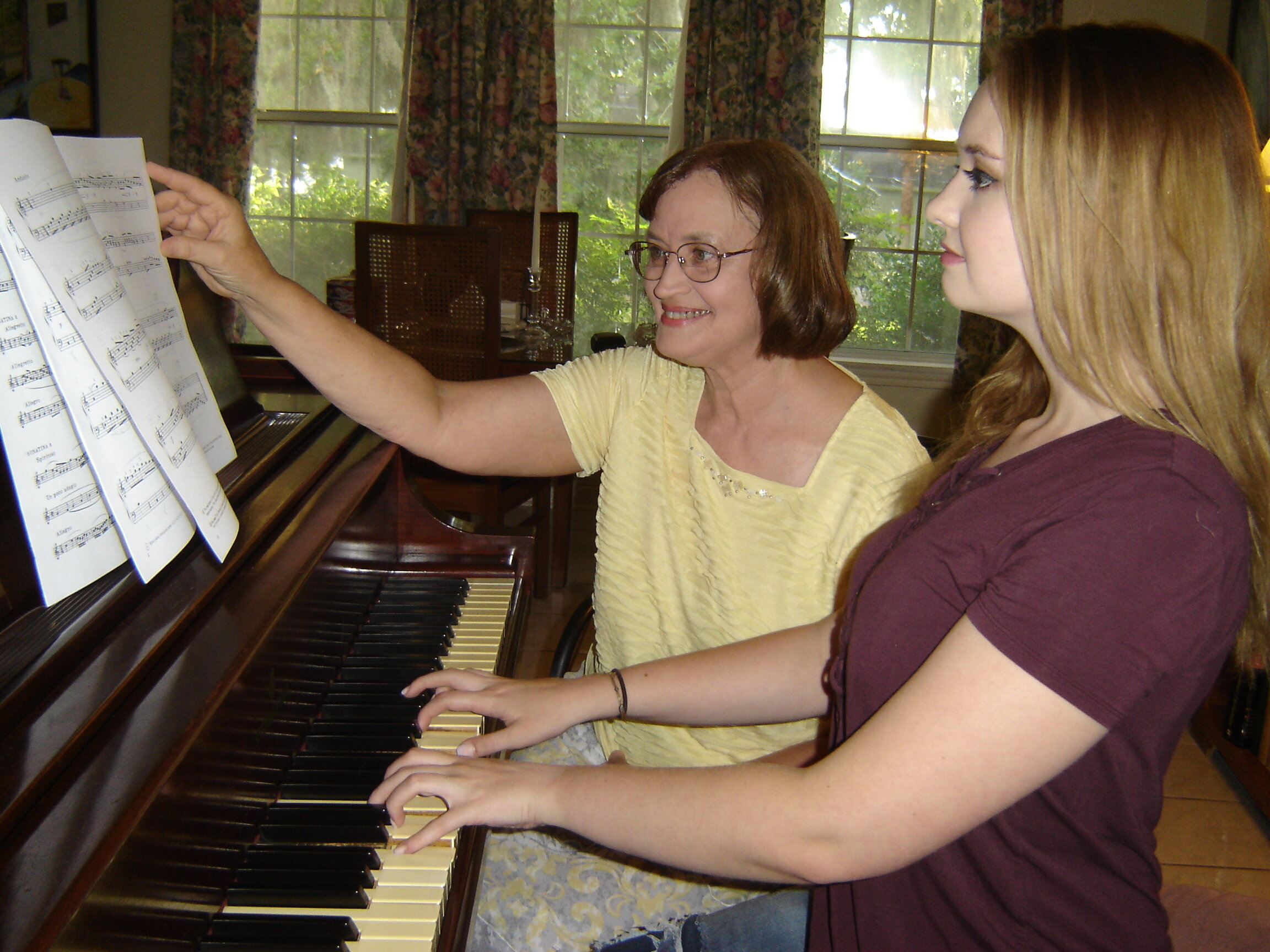 Piano Studio with Student.JPG