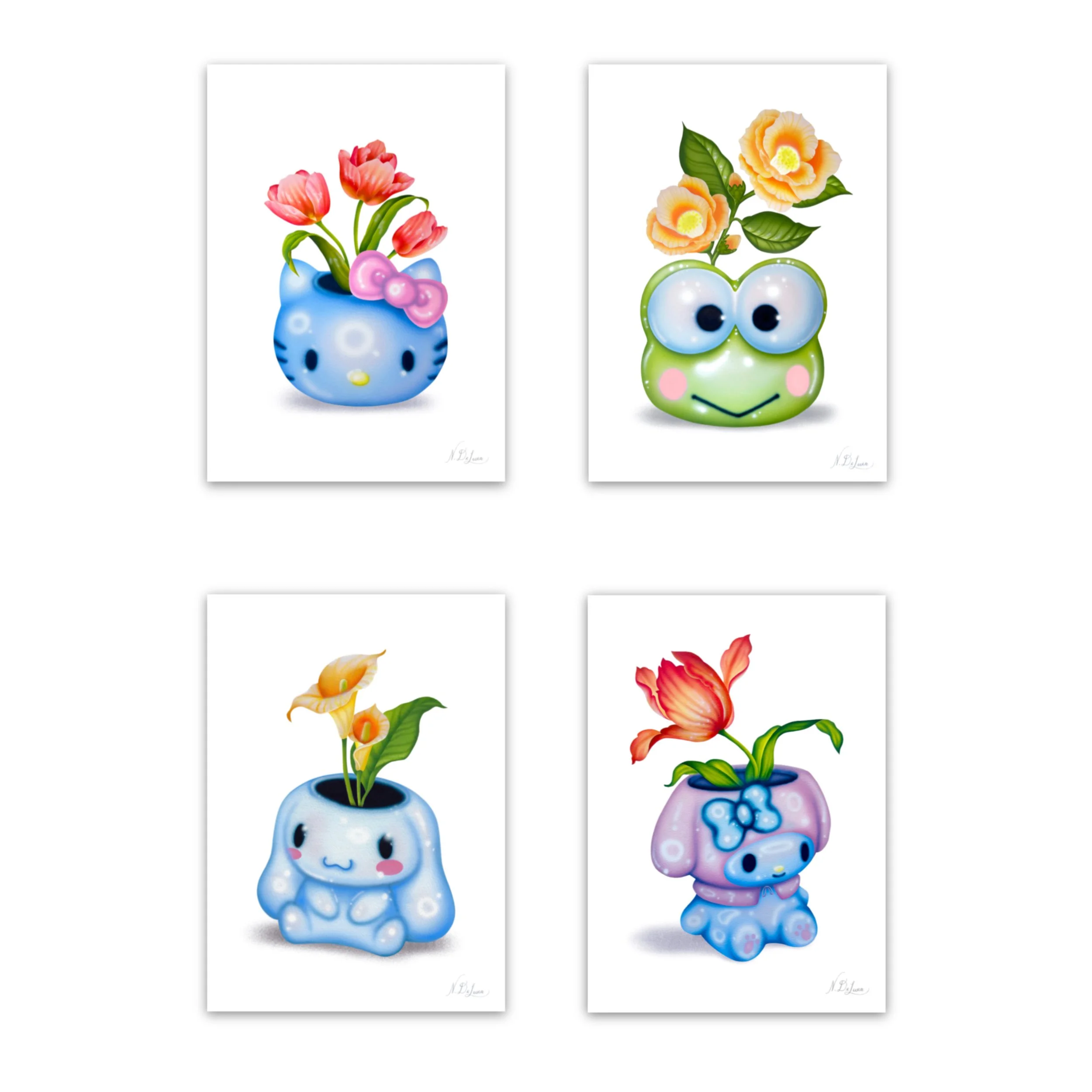 Mini Ikebana Print Set