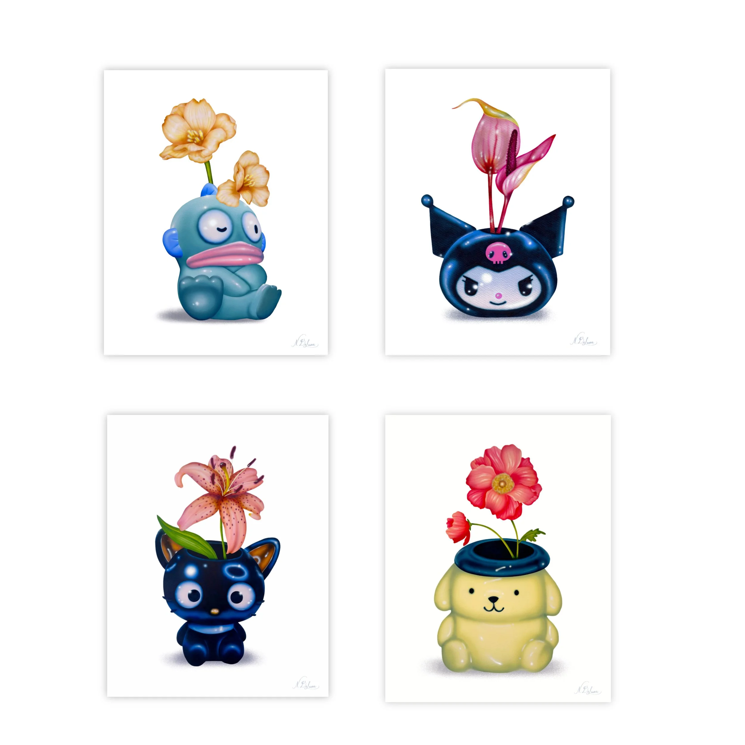 Vol 2. Mini Ikebana Print Set