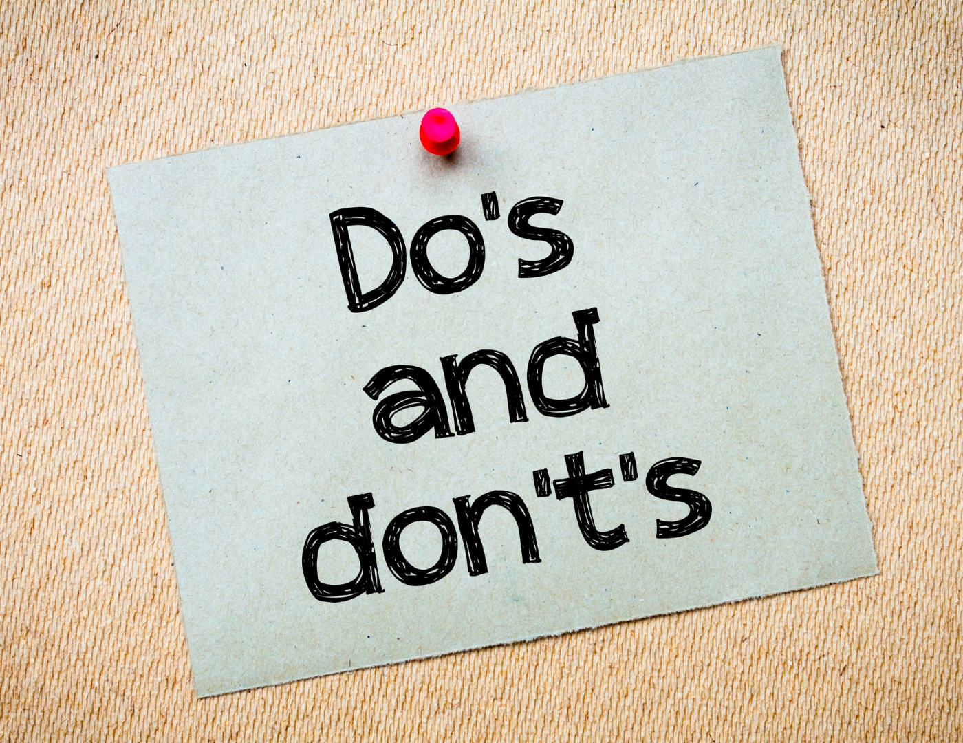 Dos and Don'ts of Supplementing