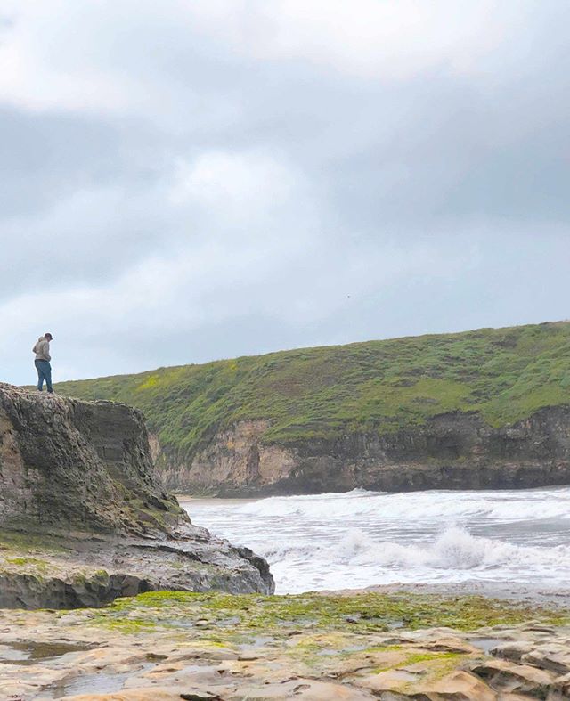 Bonny Doon Beach is my favorite beach in the US. It's not because the water is clear and it not because it's easy to get to. Heck, I've never even swam there. 
It's an absolutely beautiful cove with rocky cliffs, and an inlet that's both rough and da
