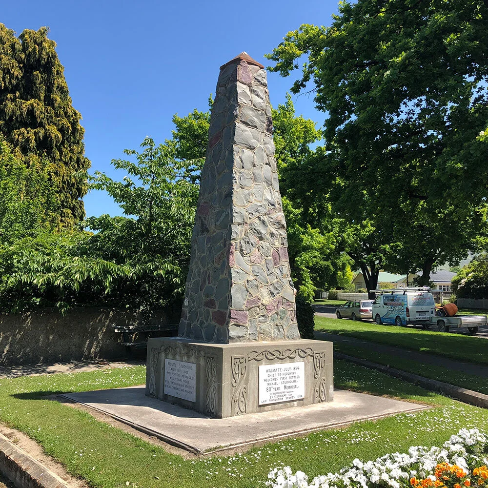 Memorial at Junction of Gorge Road, Queen Street and Mill Road