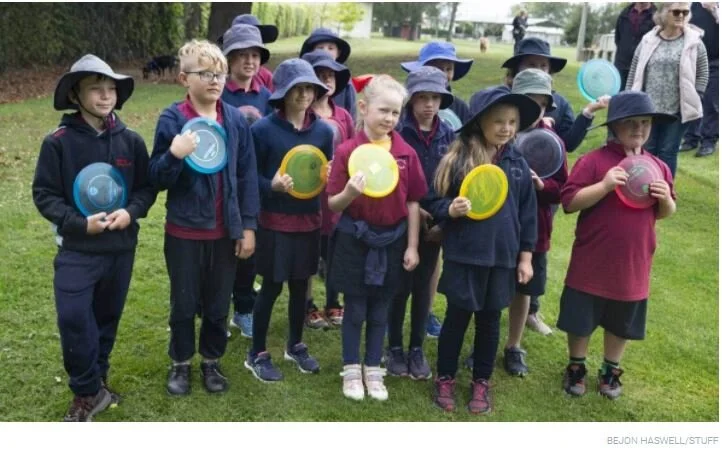 Stuff.co.nz- Schools the focus of new disc golf course for Waimate