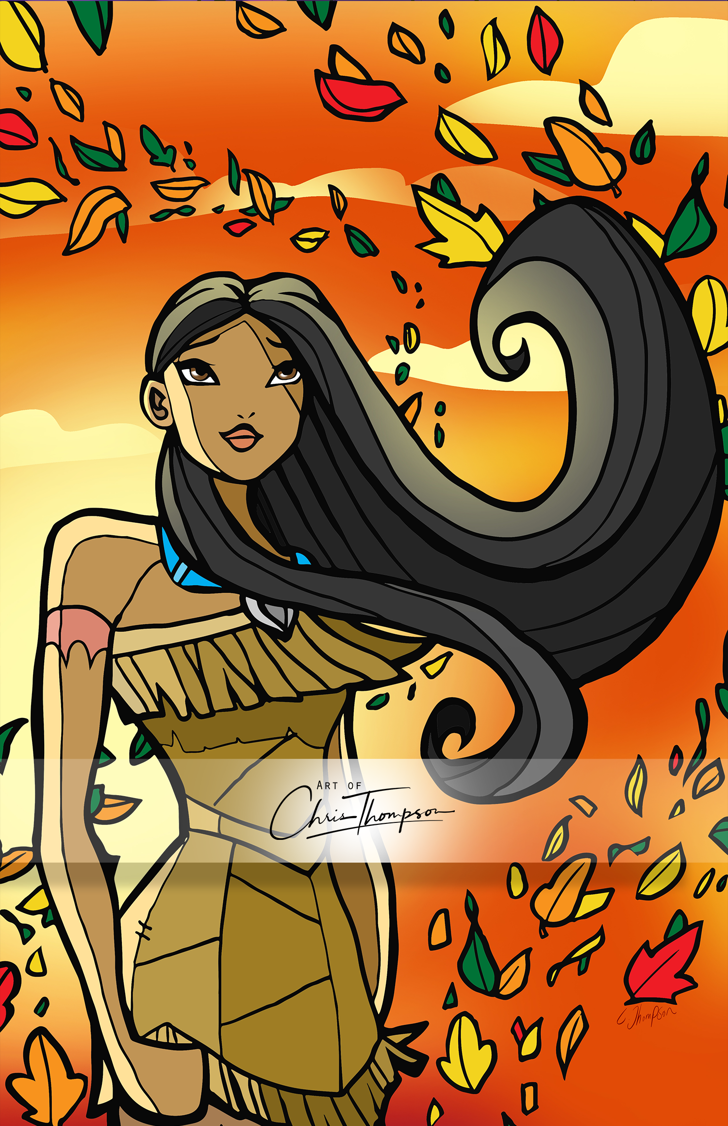 Pocahontas Fan Art Art Of Chris Thompson