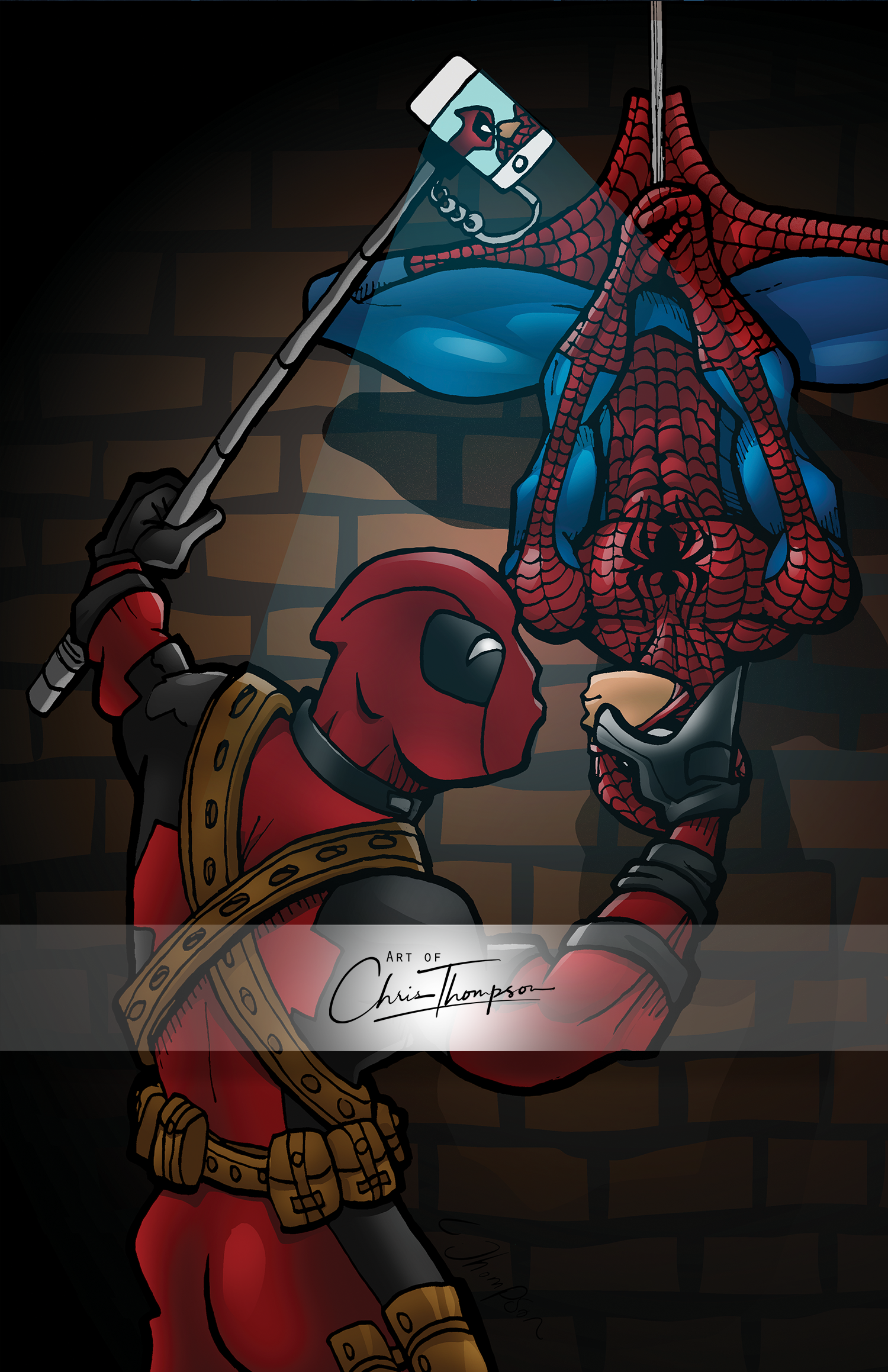 Deadpool & Spiderman Fan Art — Art of Chris Thompson
