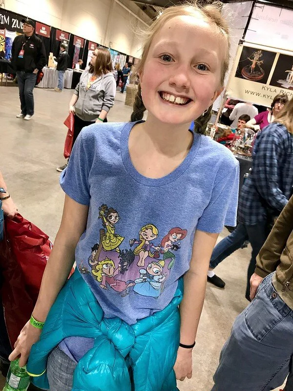 Cutey's got my shirt!