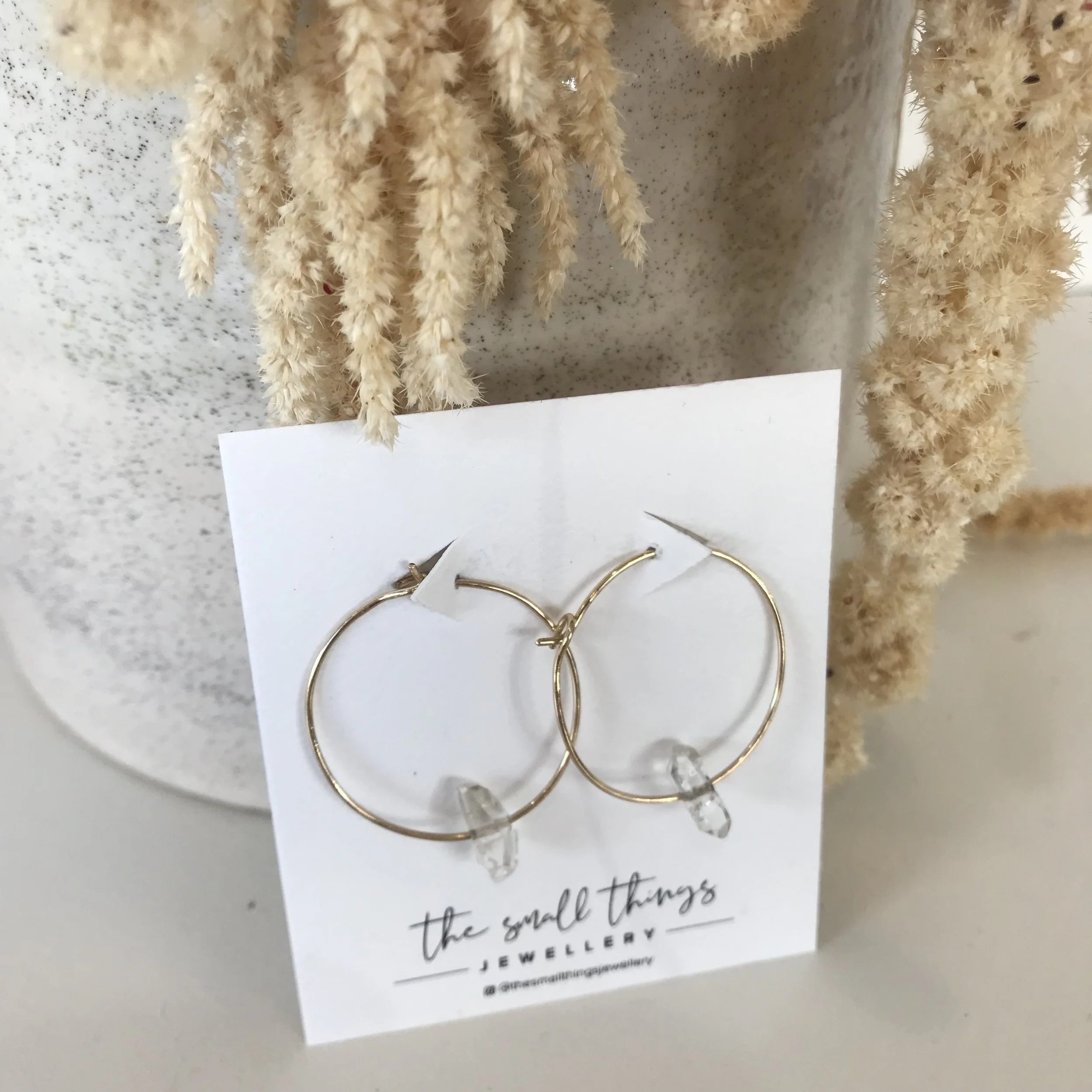 Crystal hoops