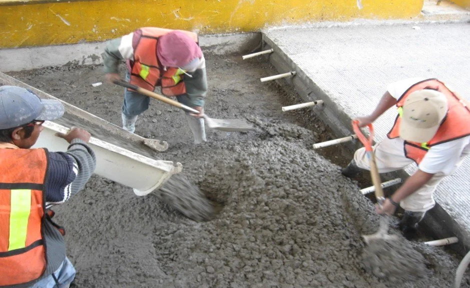 Losas de concreto aisladas