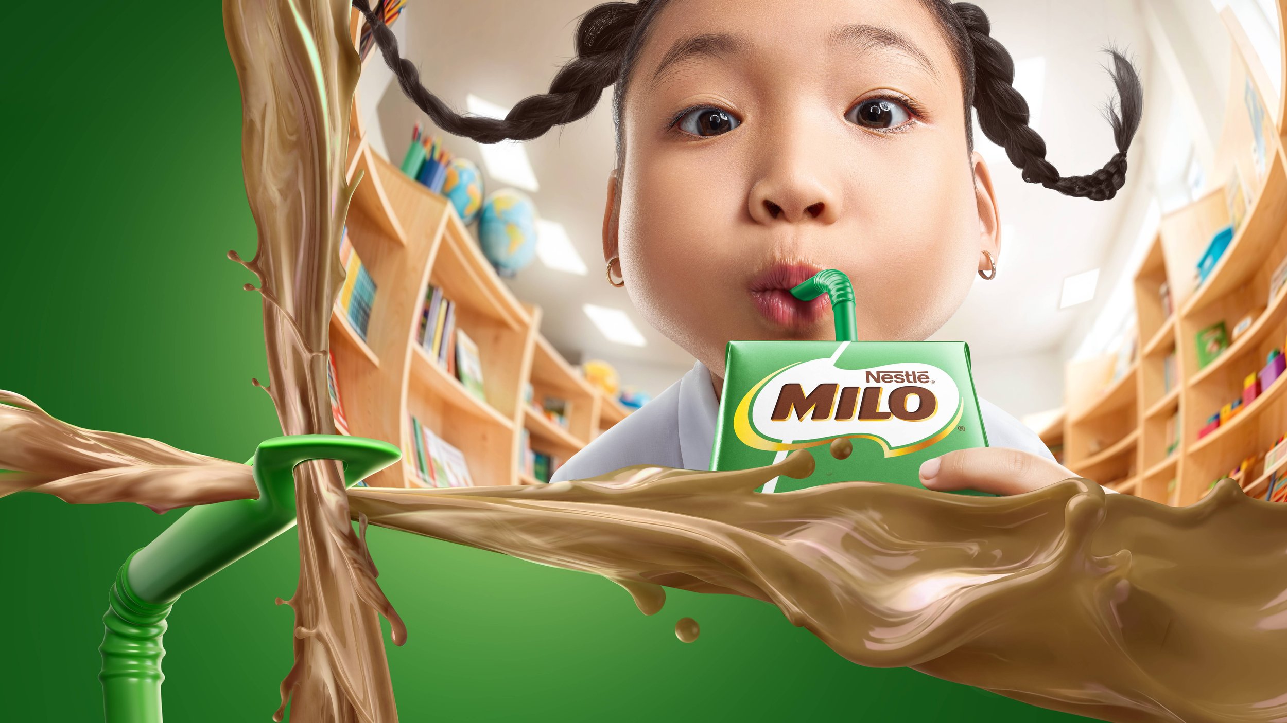 Nestlé MILO 4D/Girl - Commercial Key Visual Campaign