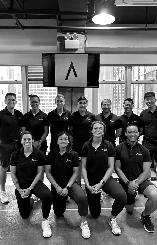 The Pinnacle coaching and clinical team at the Central facility