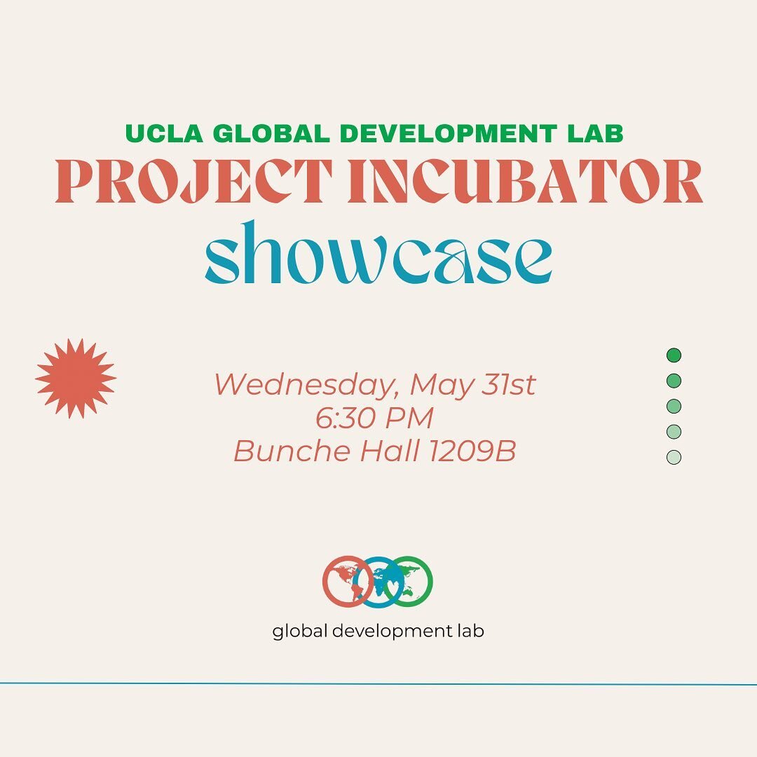 WE'RE BACK! Come join us next Wednesday at 6:30pm for our annual Project Incubator Capstone Showcase!

The annual showcase is a chance for our Project Incubator members to present their research projects they've been working the whole year on!
These 