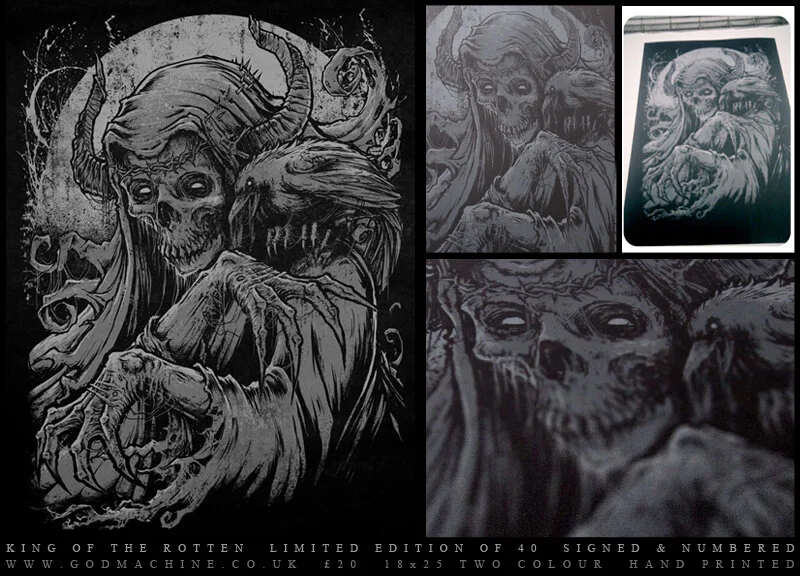 KING OF THE ROTTEN // ART PRINT // 2011