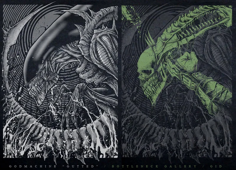 ALIEN GUTTED // BOTTLENECK GALLERY // 2013