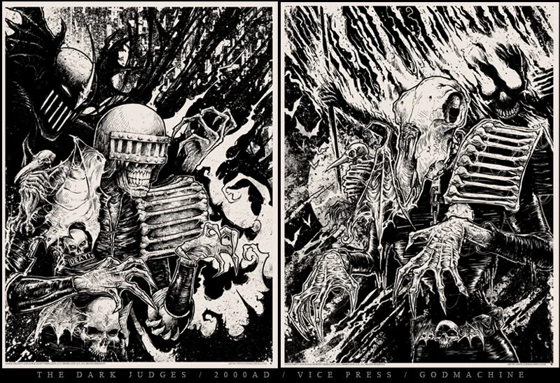 VICE PRESS // 2000AD // THE DARK JUDGES // 2016