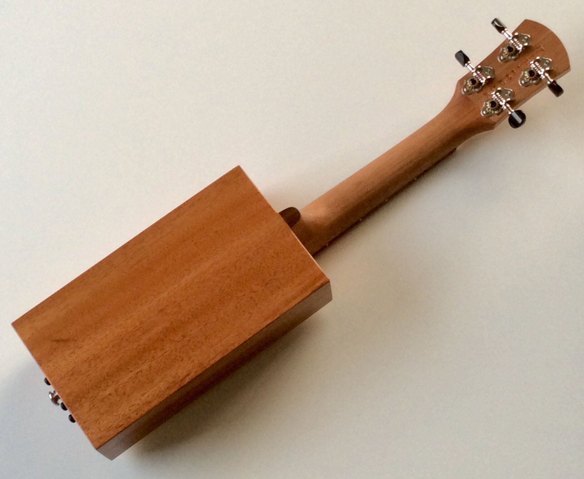 back view Acoustic Soprano Ukulele