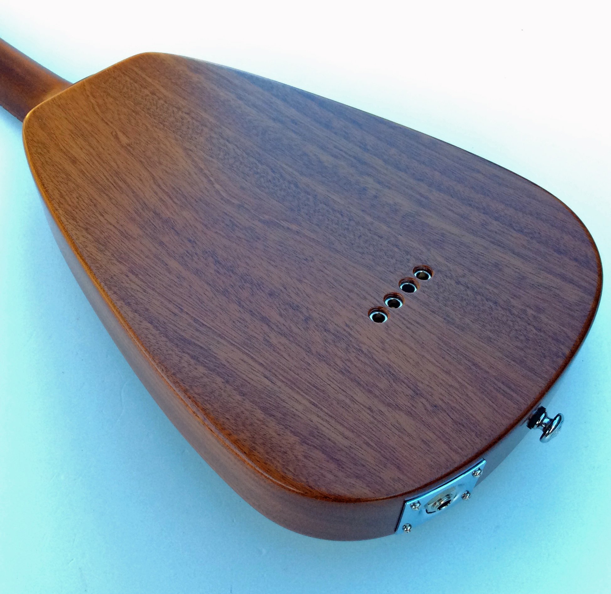 Long Scale Raindrop Solid Body Baritone Ukulele, Nat Mahogany 5.JPG