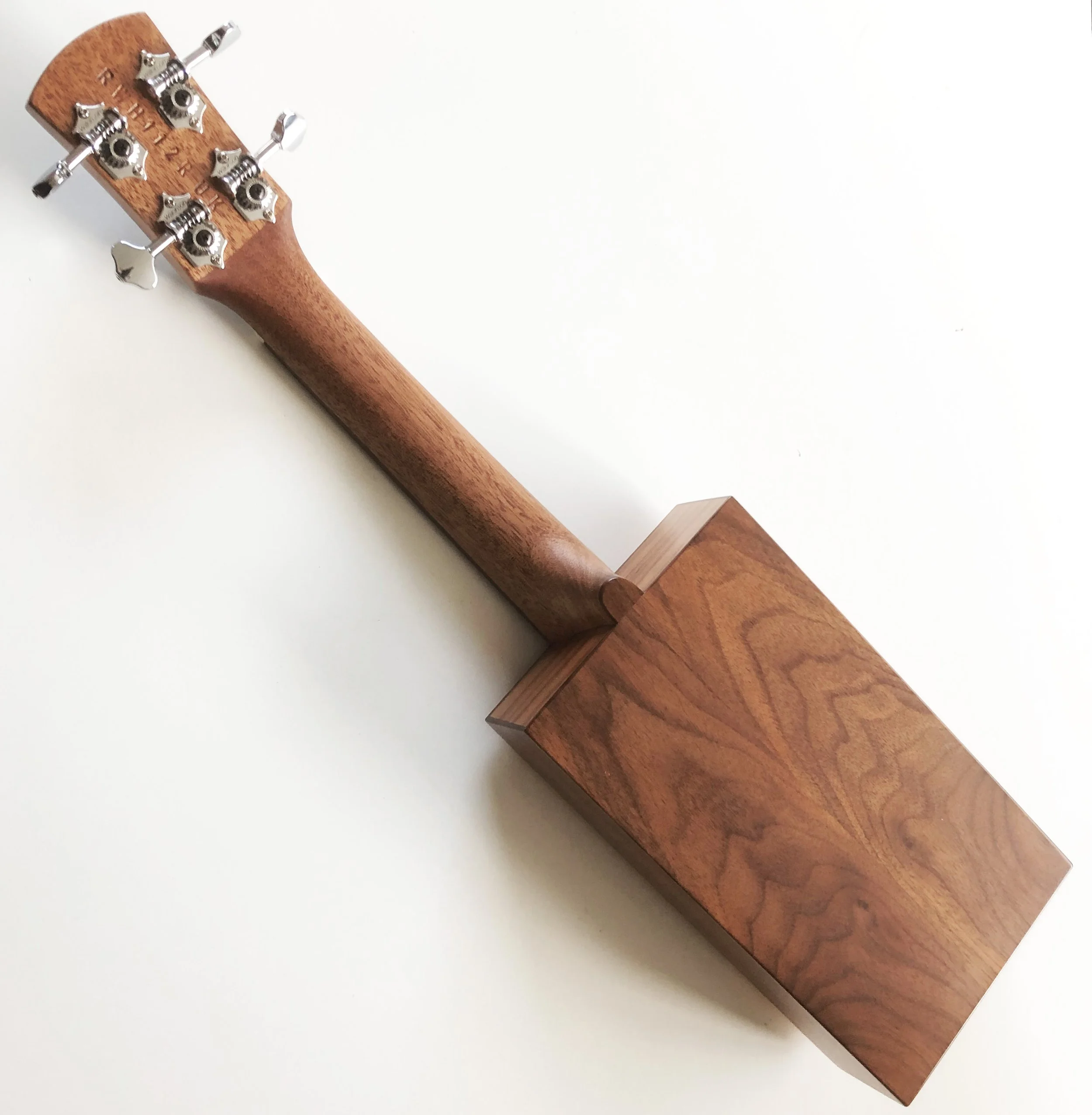 Walnut Body Steel Stringed Soprano Ukulele Back