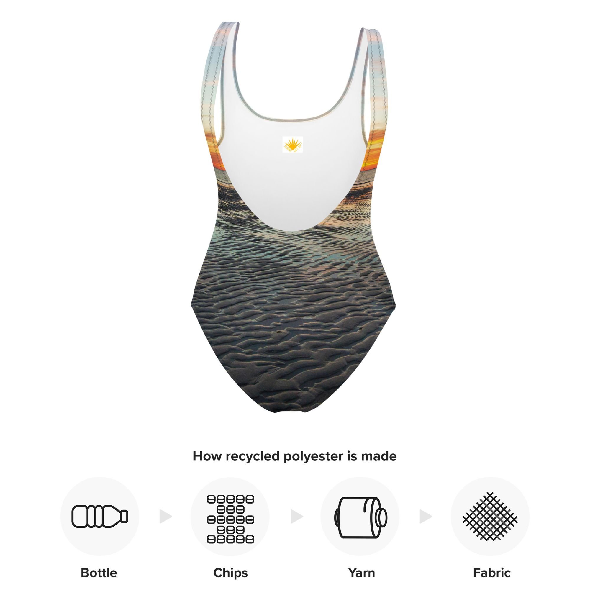 Low Tide Sunset Recycled One Piece Swimsuit
