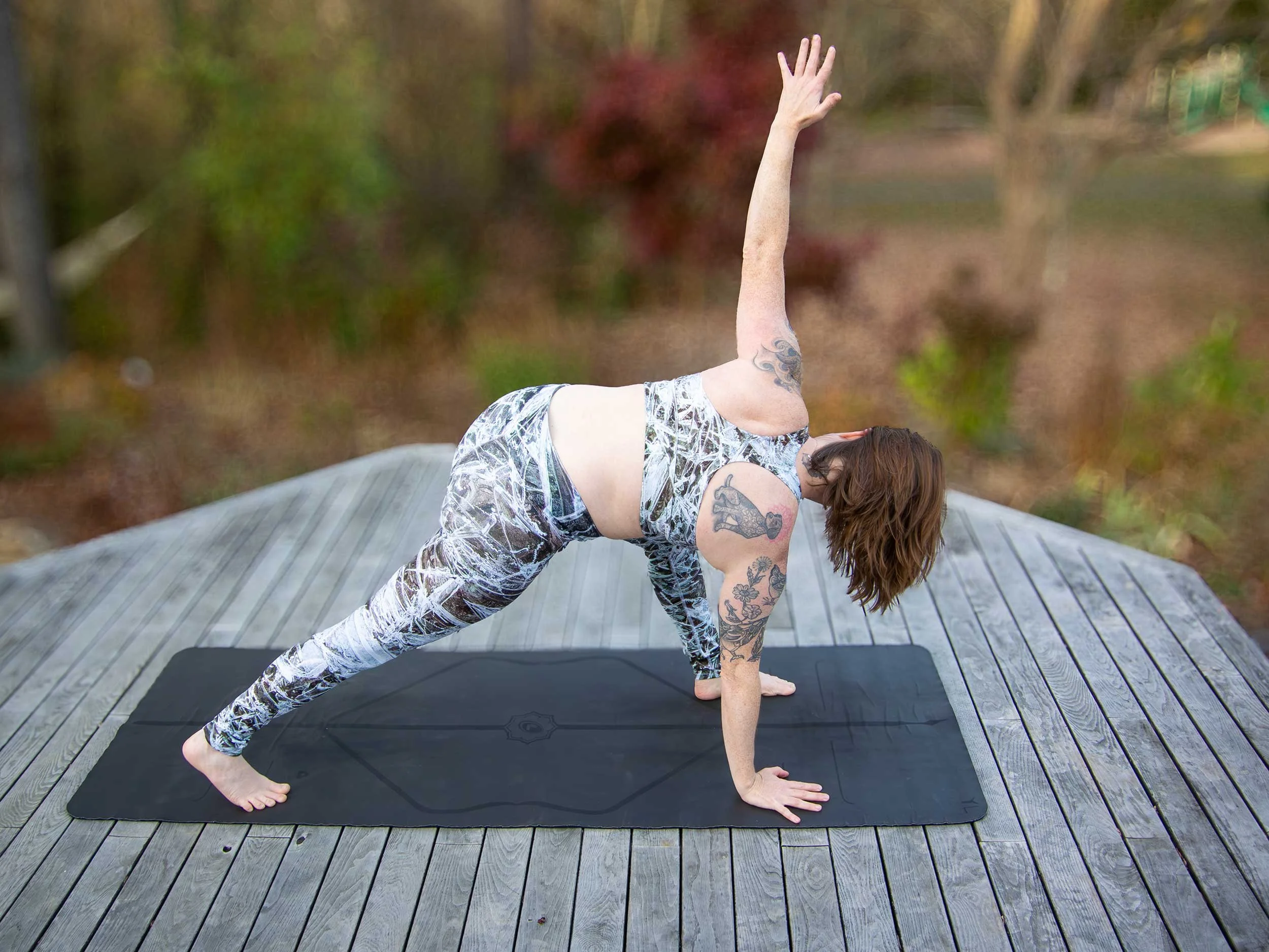 Ice Crystals Recycled Leggings