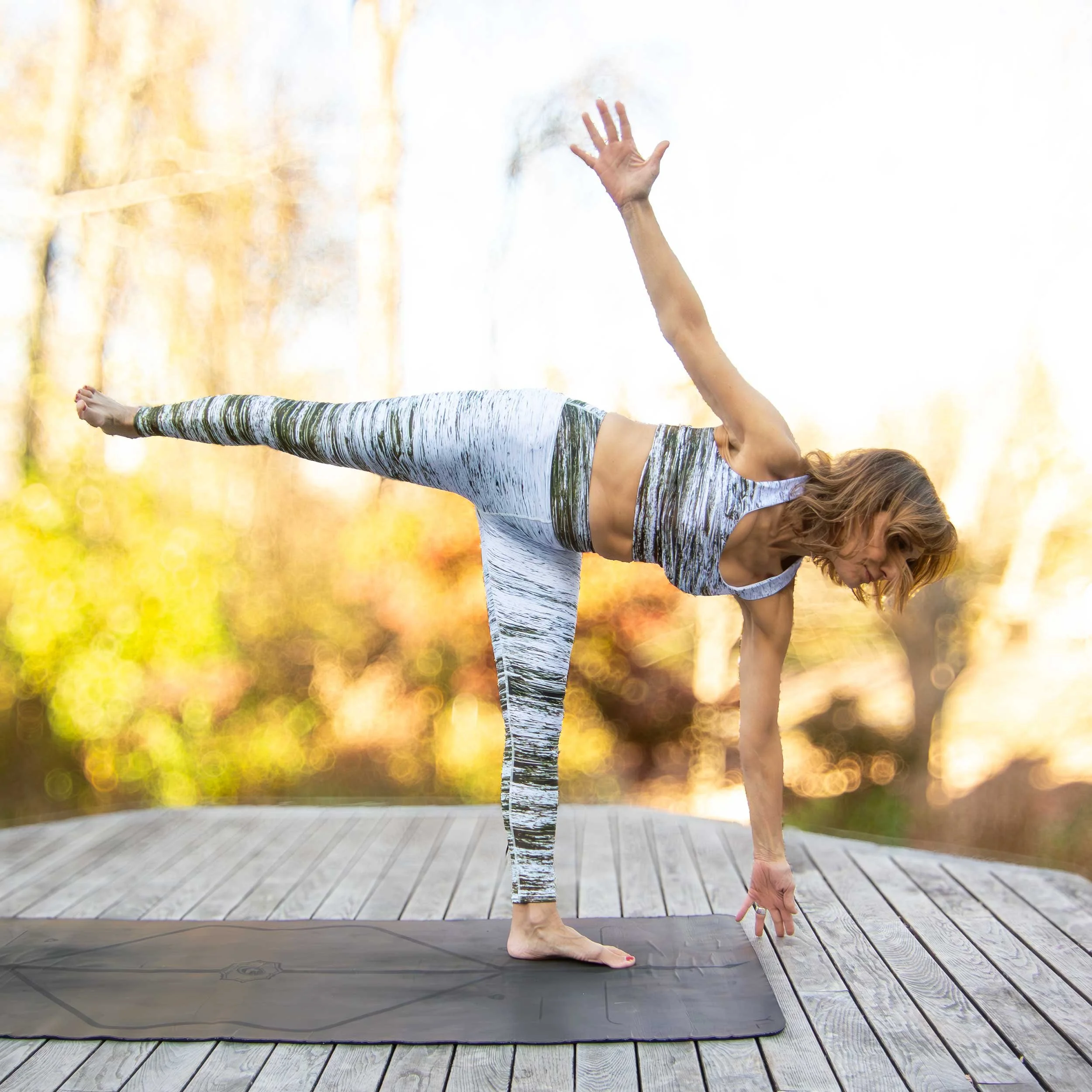 Black Mo Ice Recycled Leggings