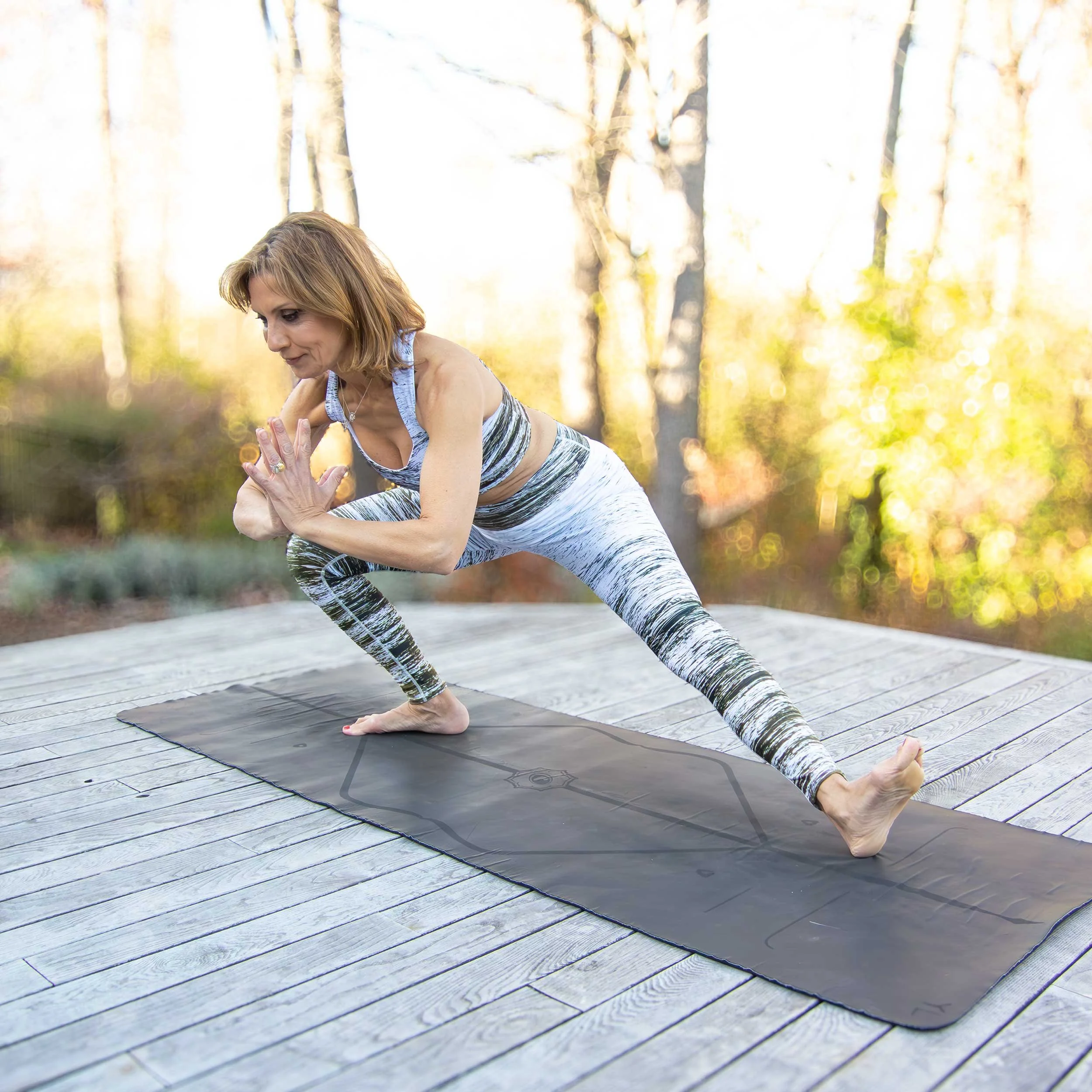 Black Mo Ice Recycled Leggings