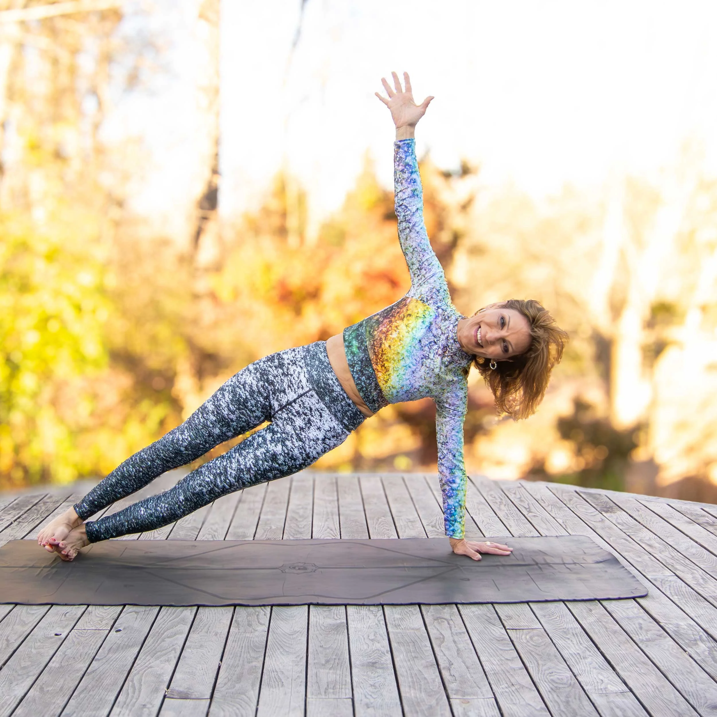 Ice Glitter Recycled Leggings