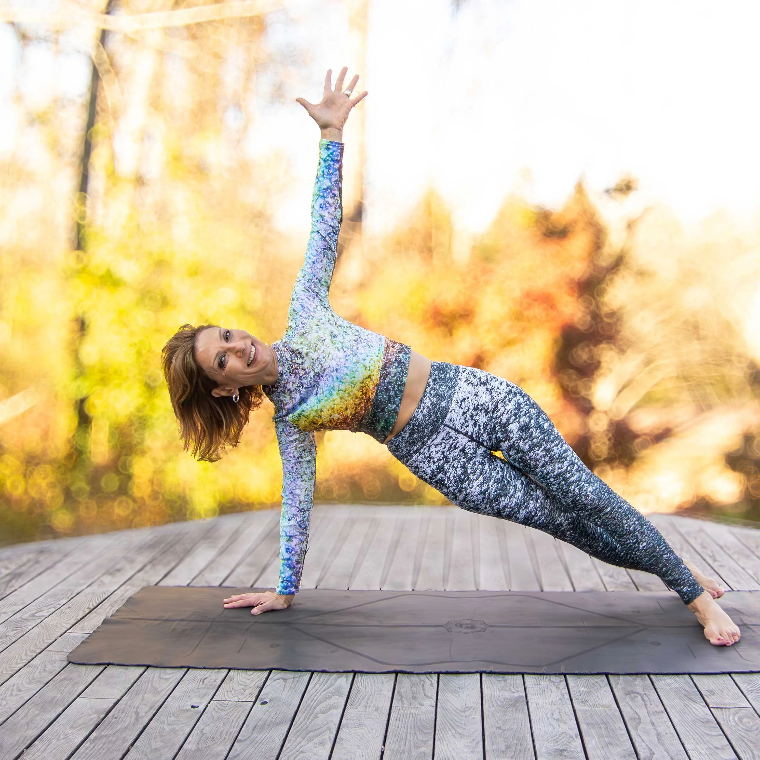 Ice Glitter Recycled Leggings