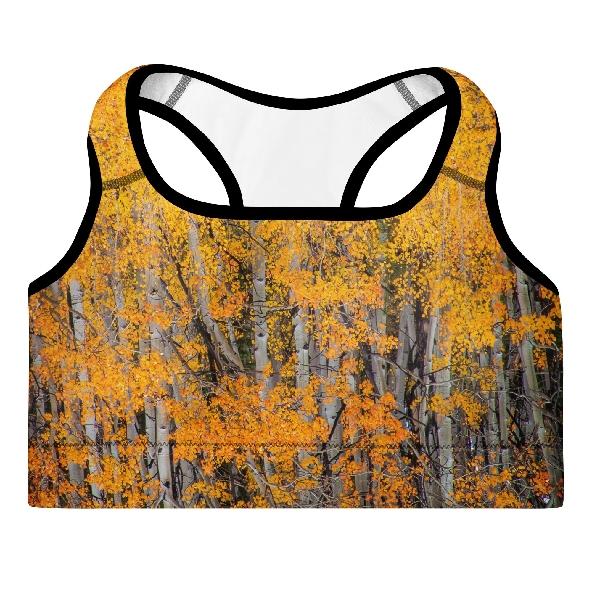 Golden Aspens Sports Bra