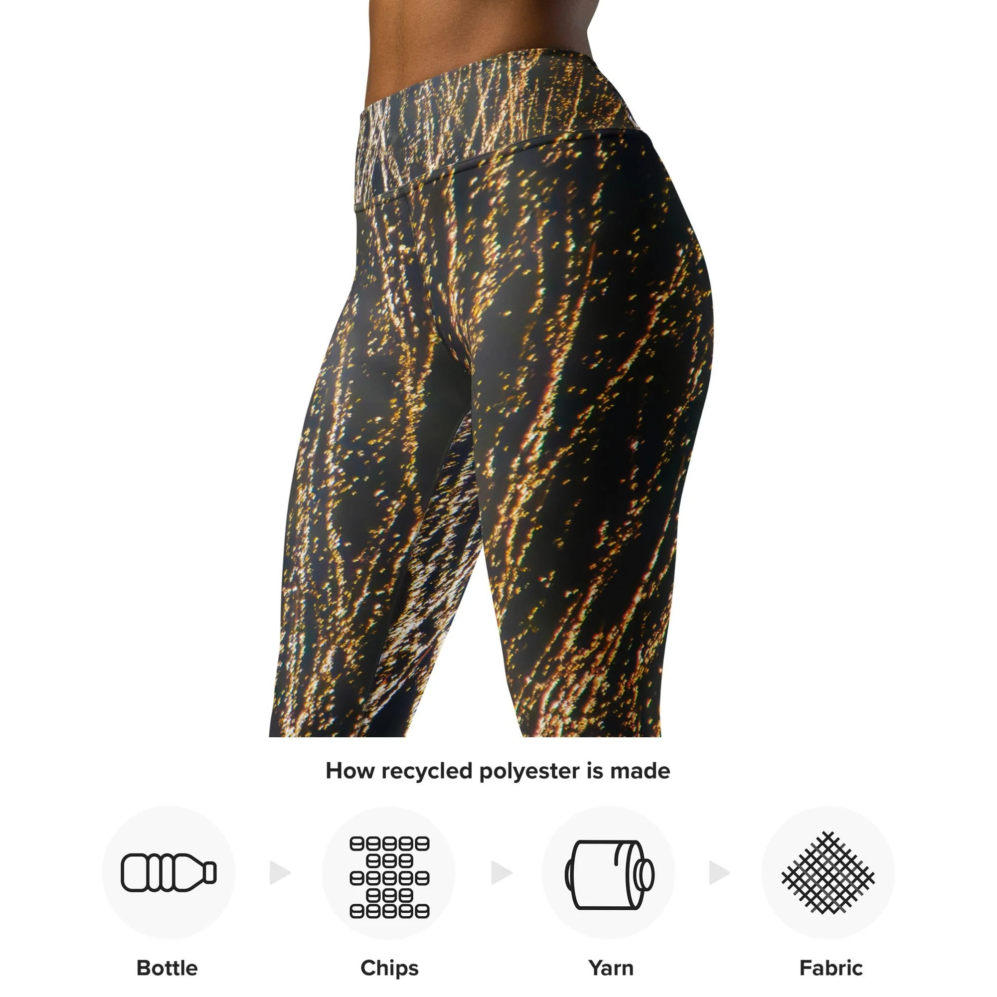 Fireworks Smoke Show Recycled Yoga Leggings