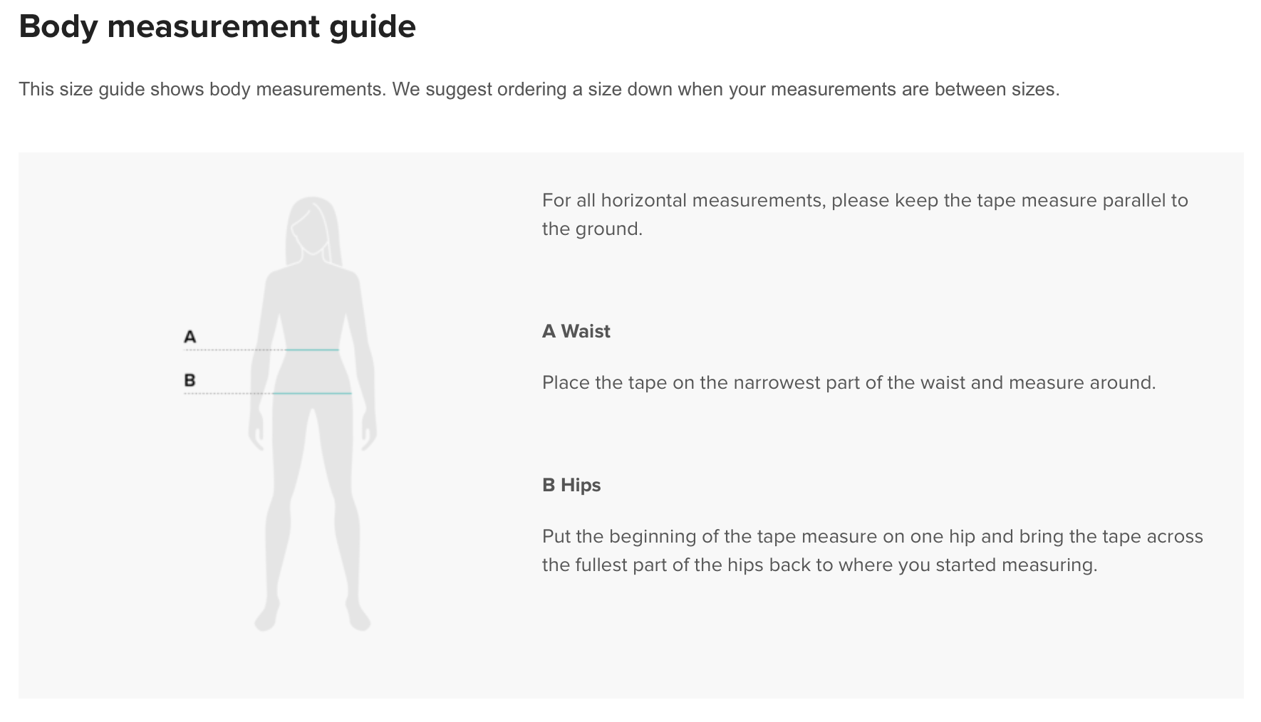 Capris-body-measurement-size-guide