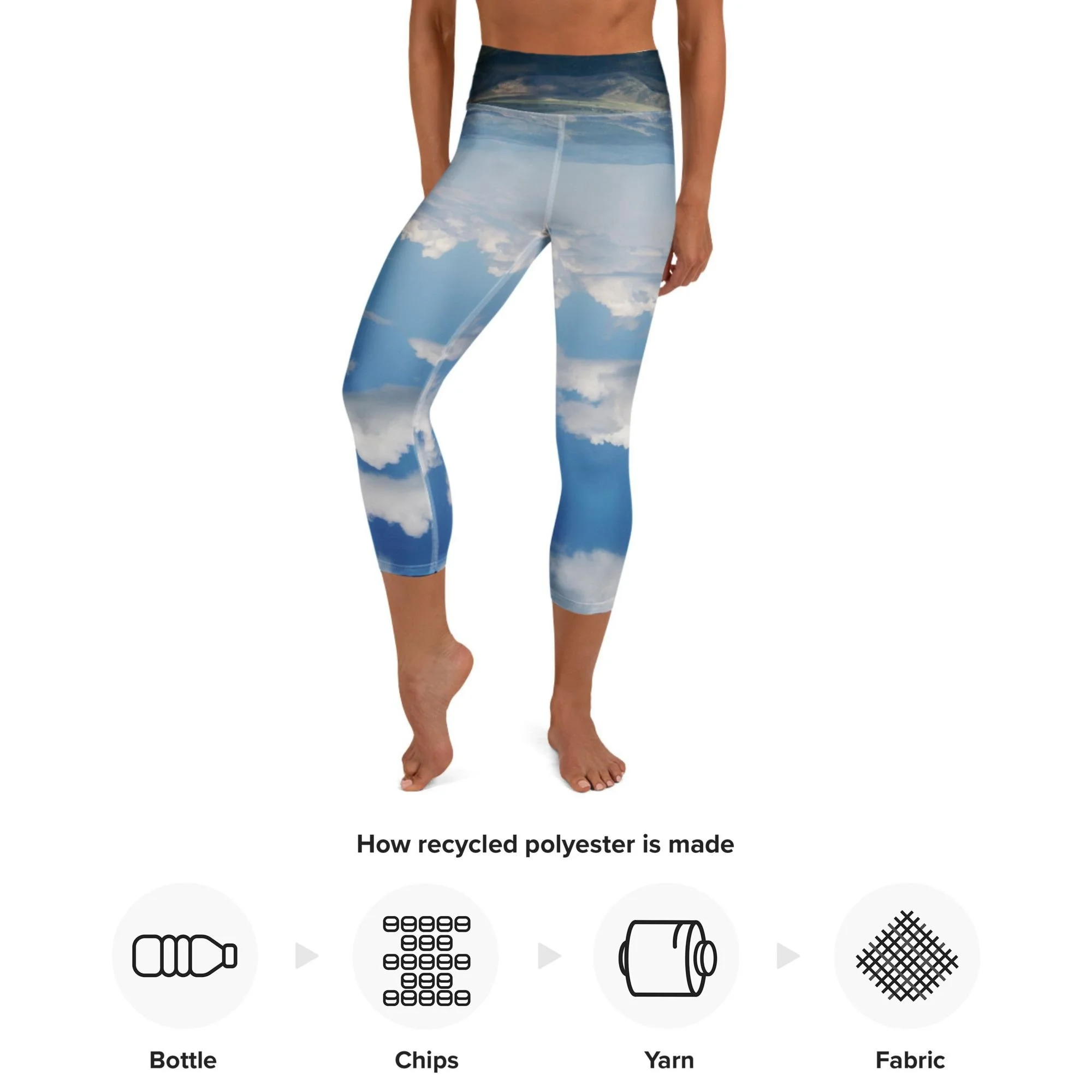 Parting Clouds Recycled Capris