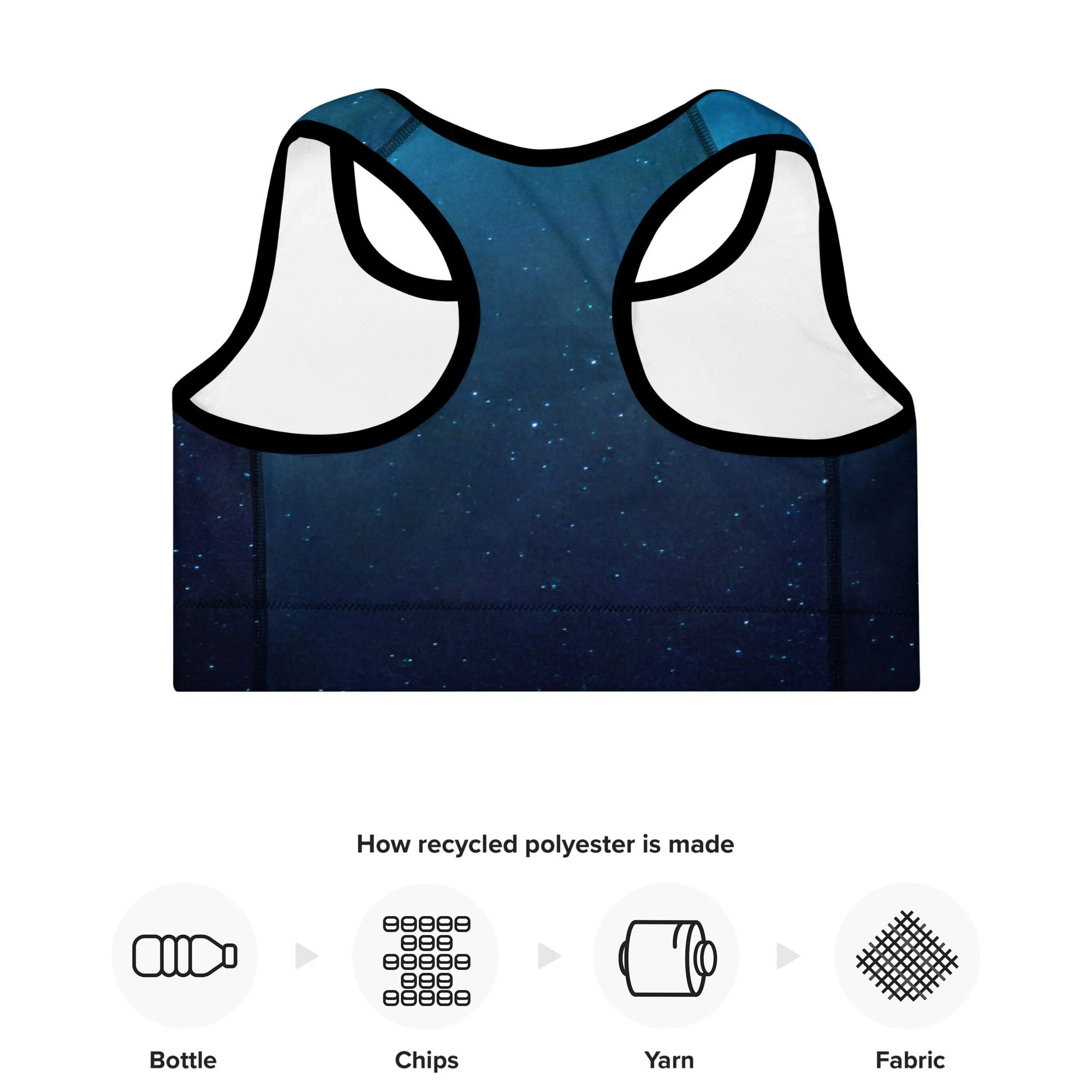 Orion's Recycled Trimmed Sports Bra