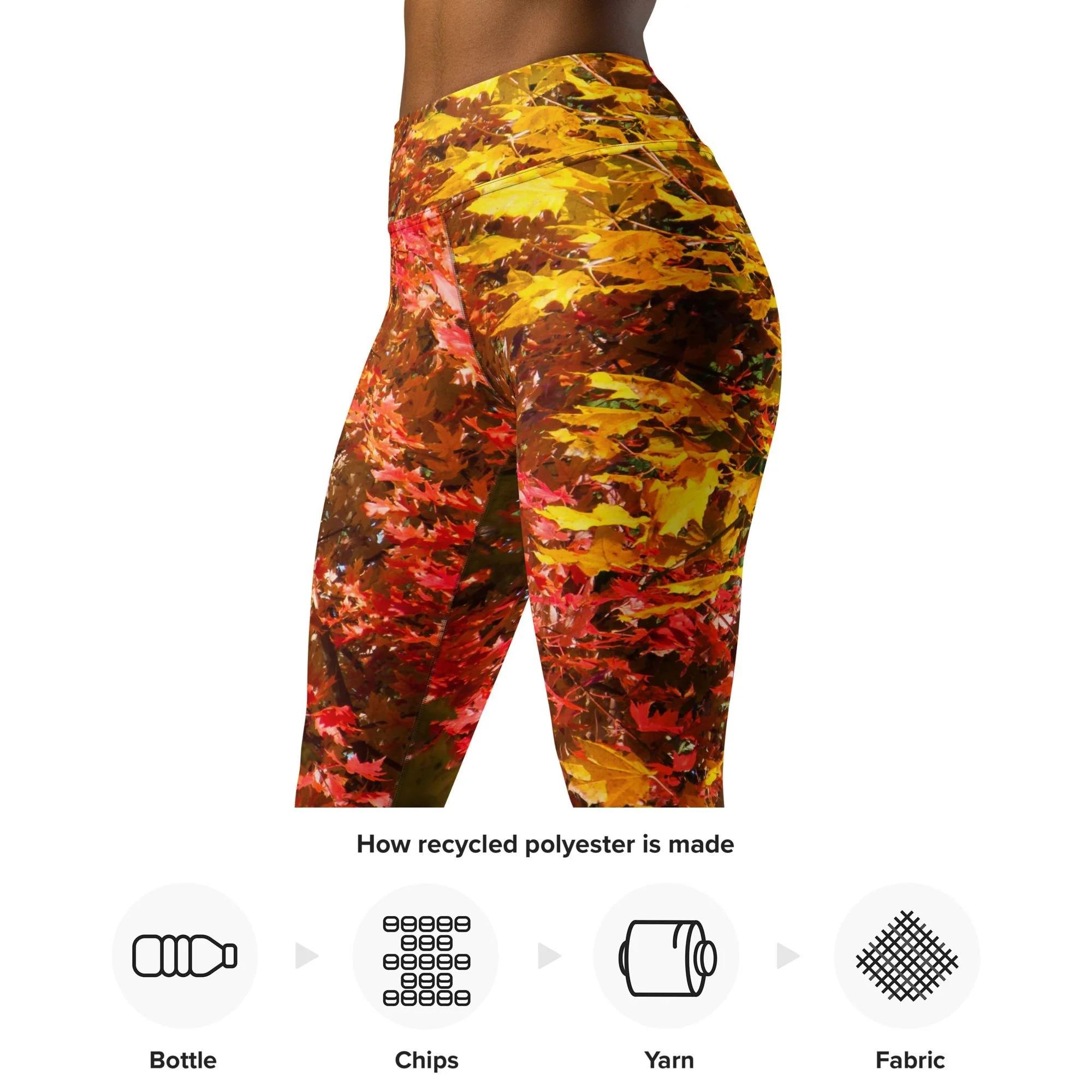 Fiery Fall Recycled Leggings