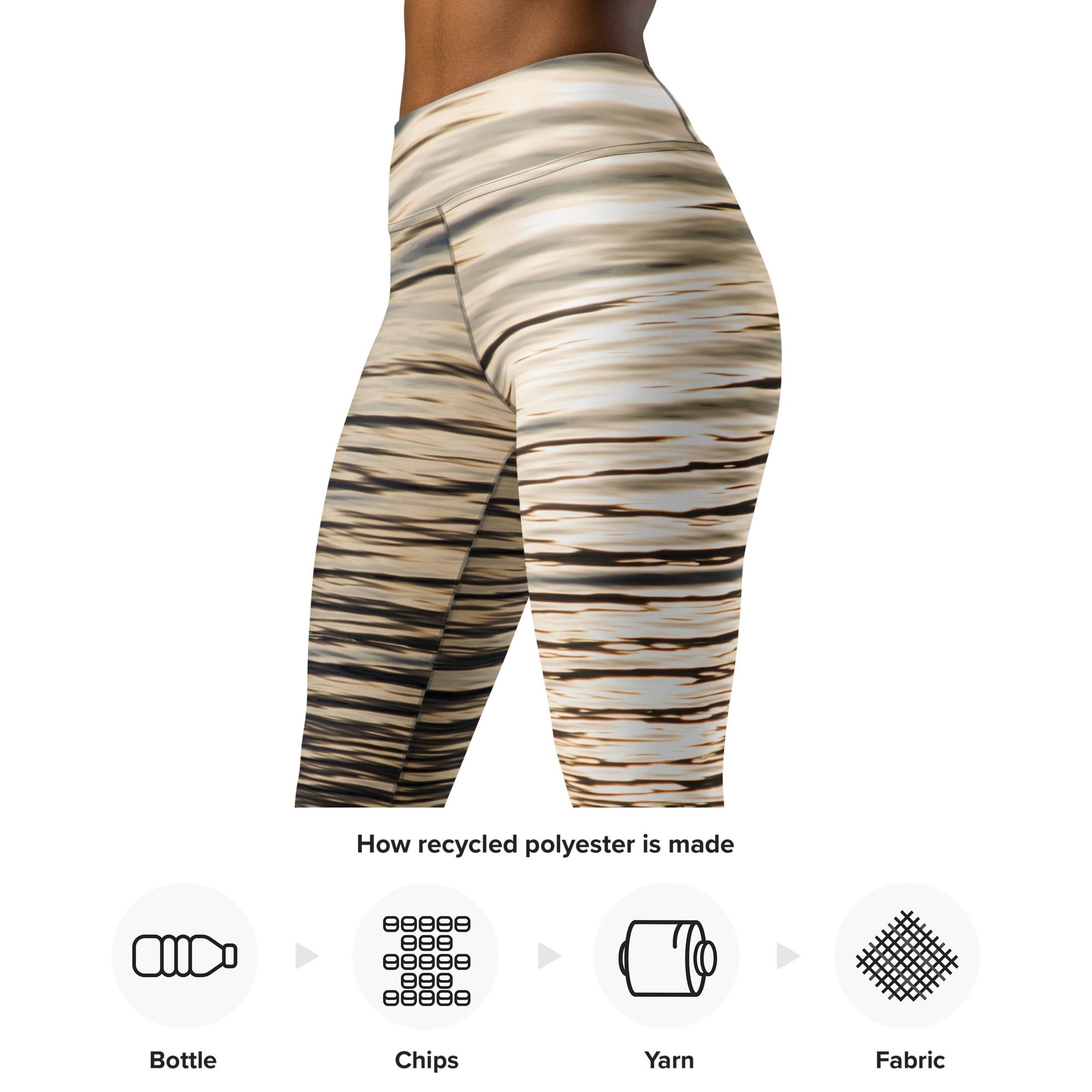 Silver Lake Stripes Recycled Yoga Leggings