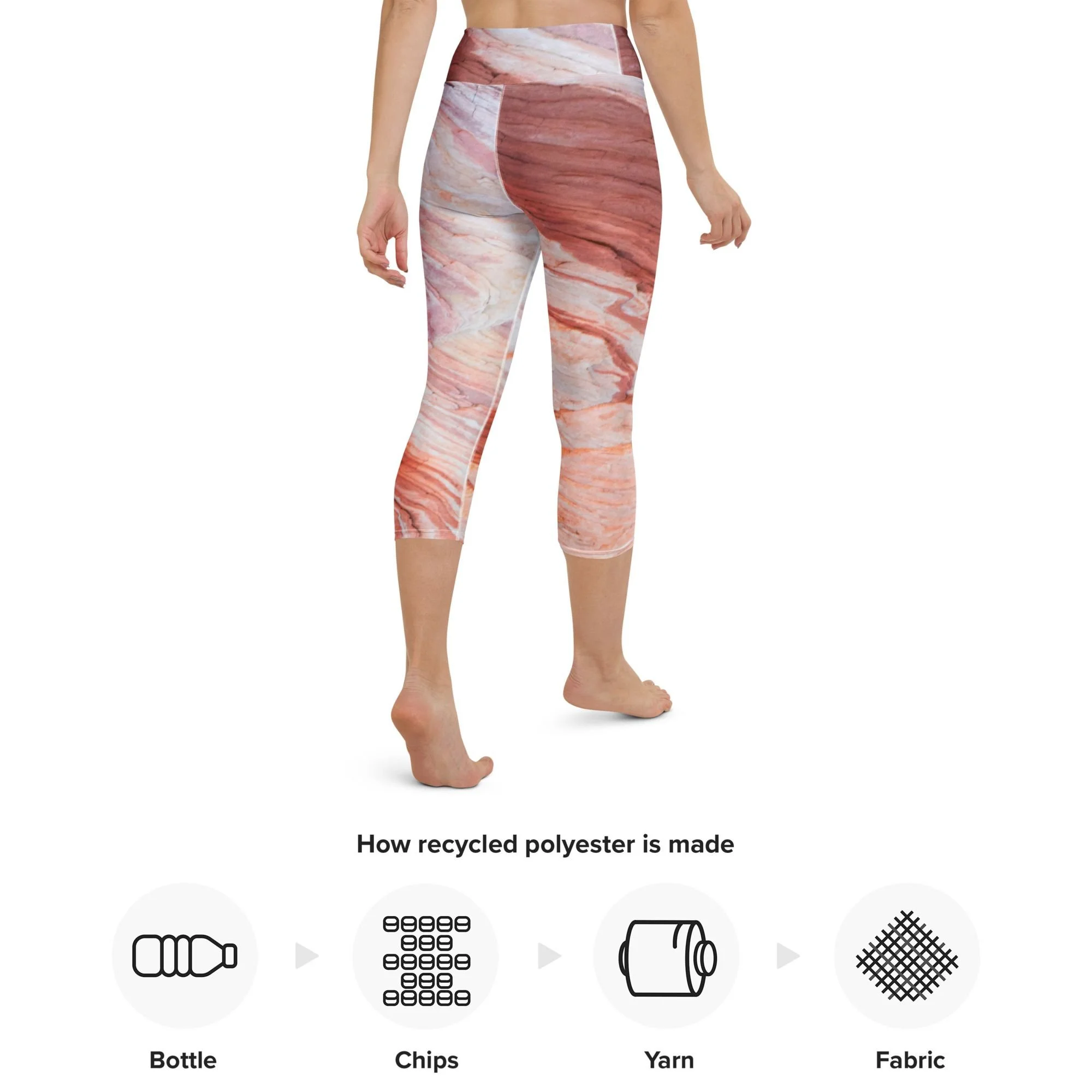 Fire Wave Recycled Capris