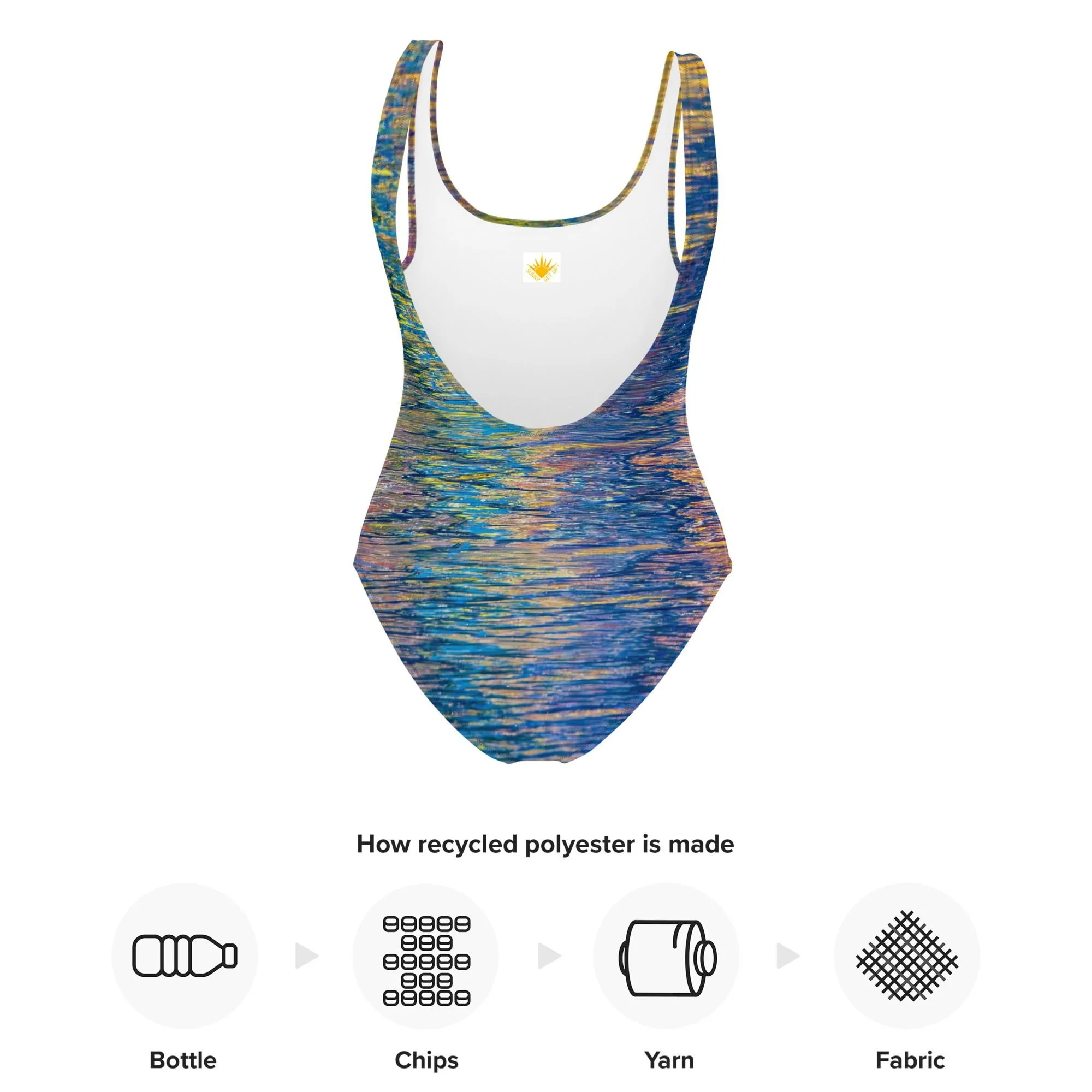 Fall Reflections Recycled One-Piece Swimsuit