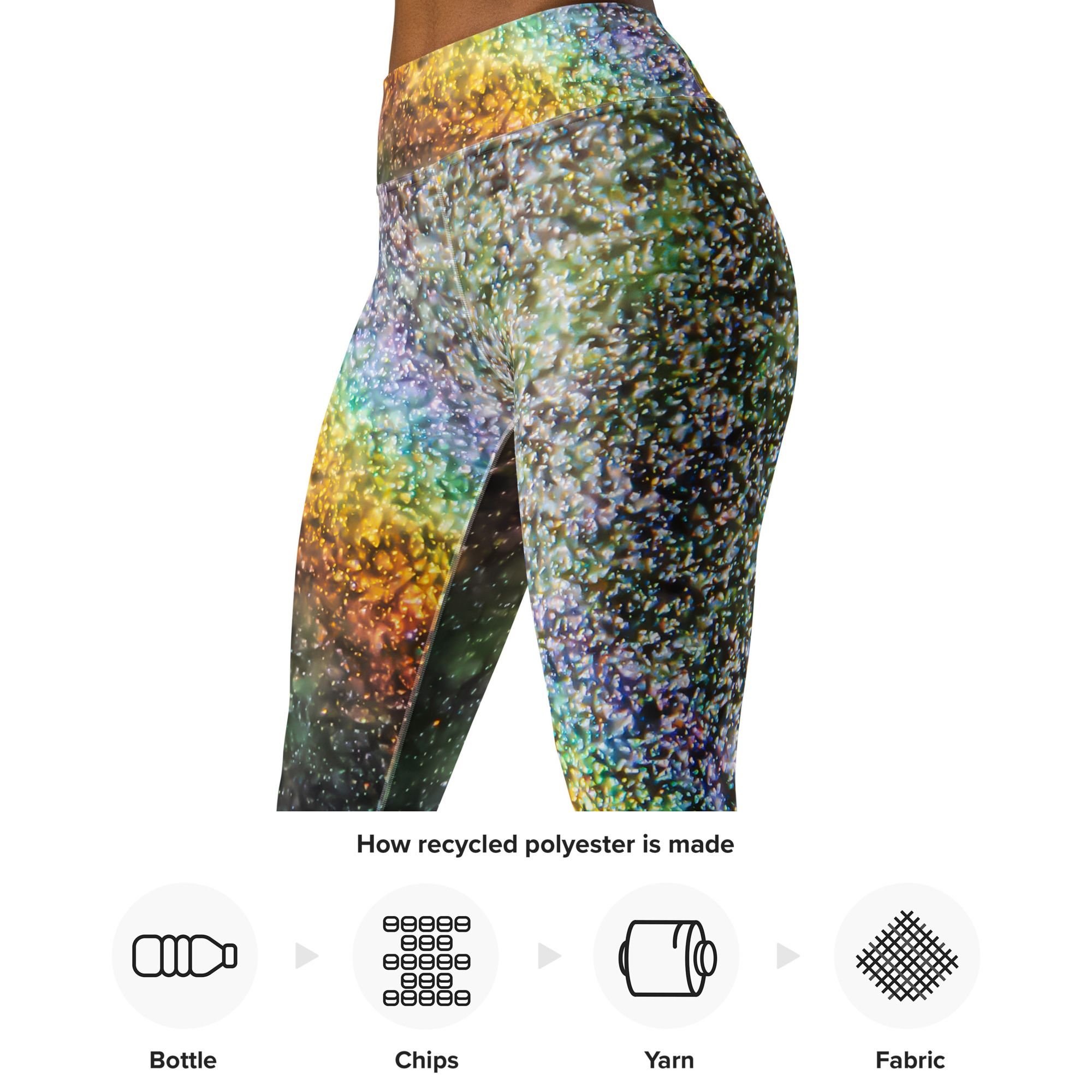 Rainbow Sparkles Recycled Leggings