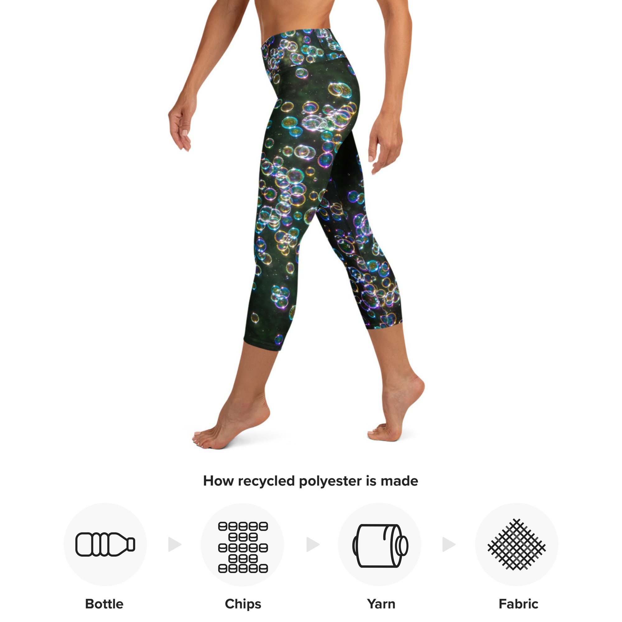 Floating Fun Bubbles Recycled Capris