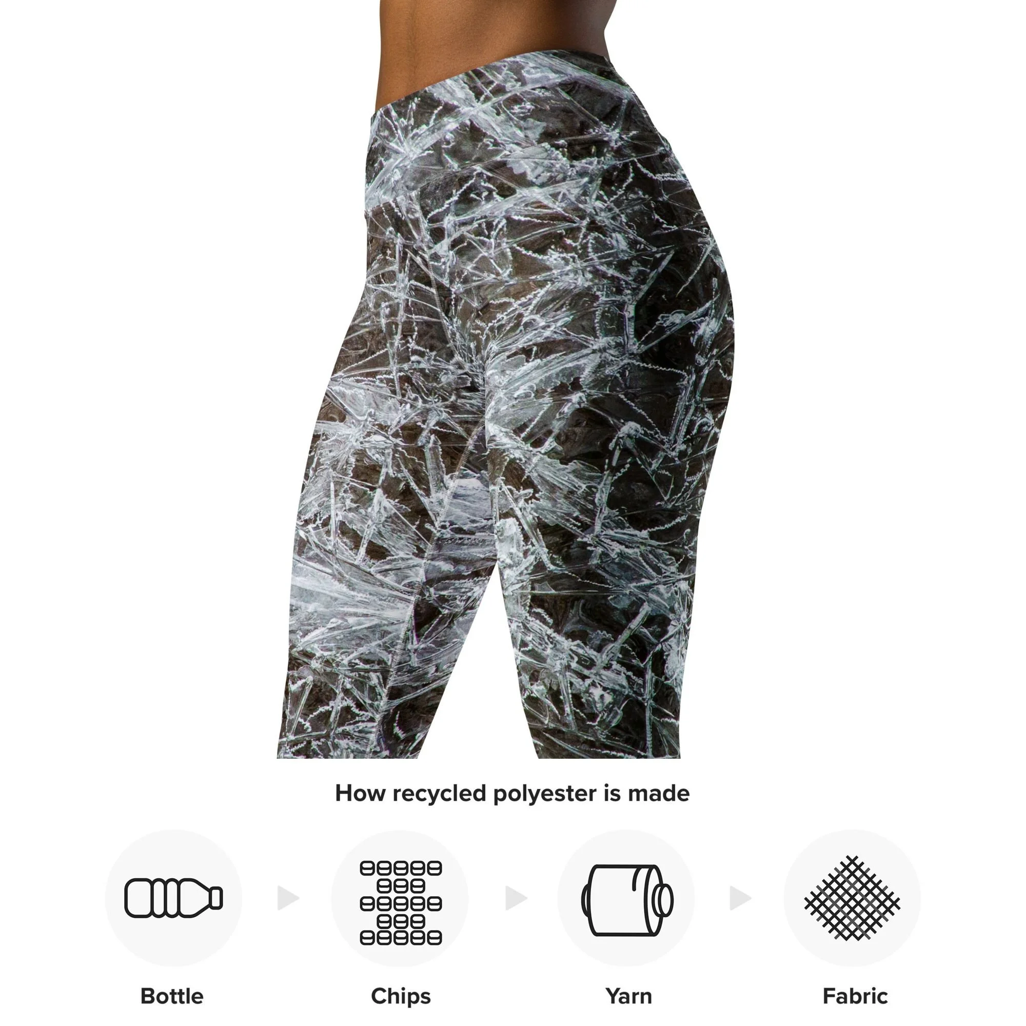 Ice Crystals Recycled Leggings