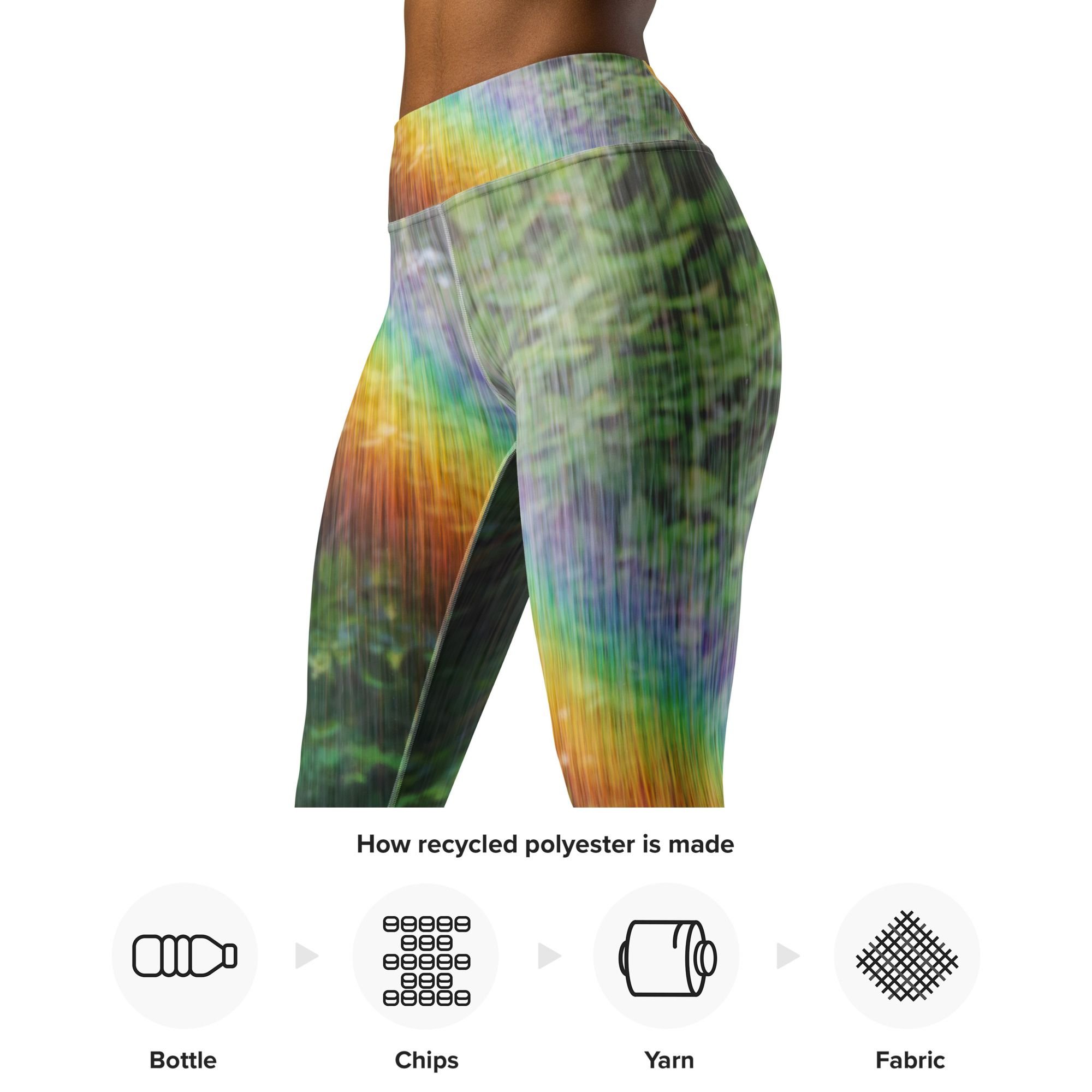 Rainbow Silky Smooth Recycled Yoga Leggings