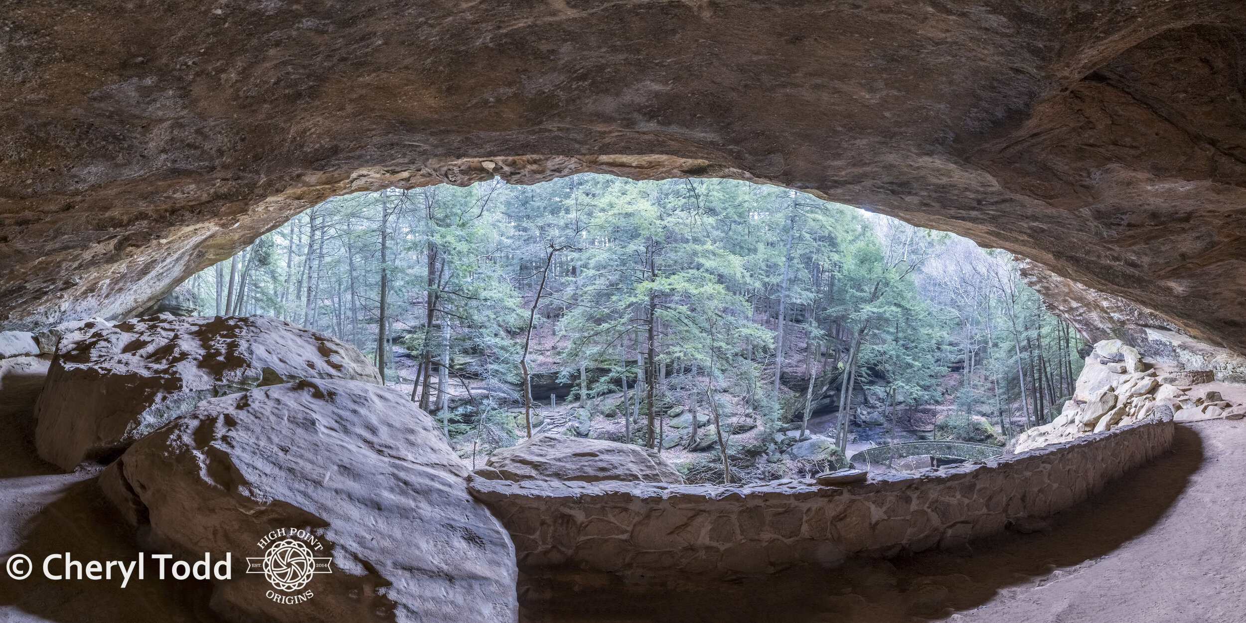 Old Man’s Cave Summer View - 15x30 Panorama