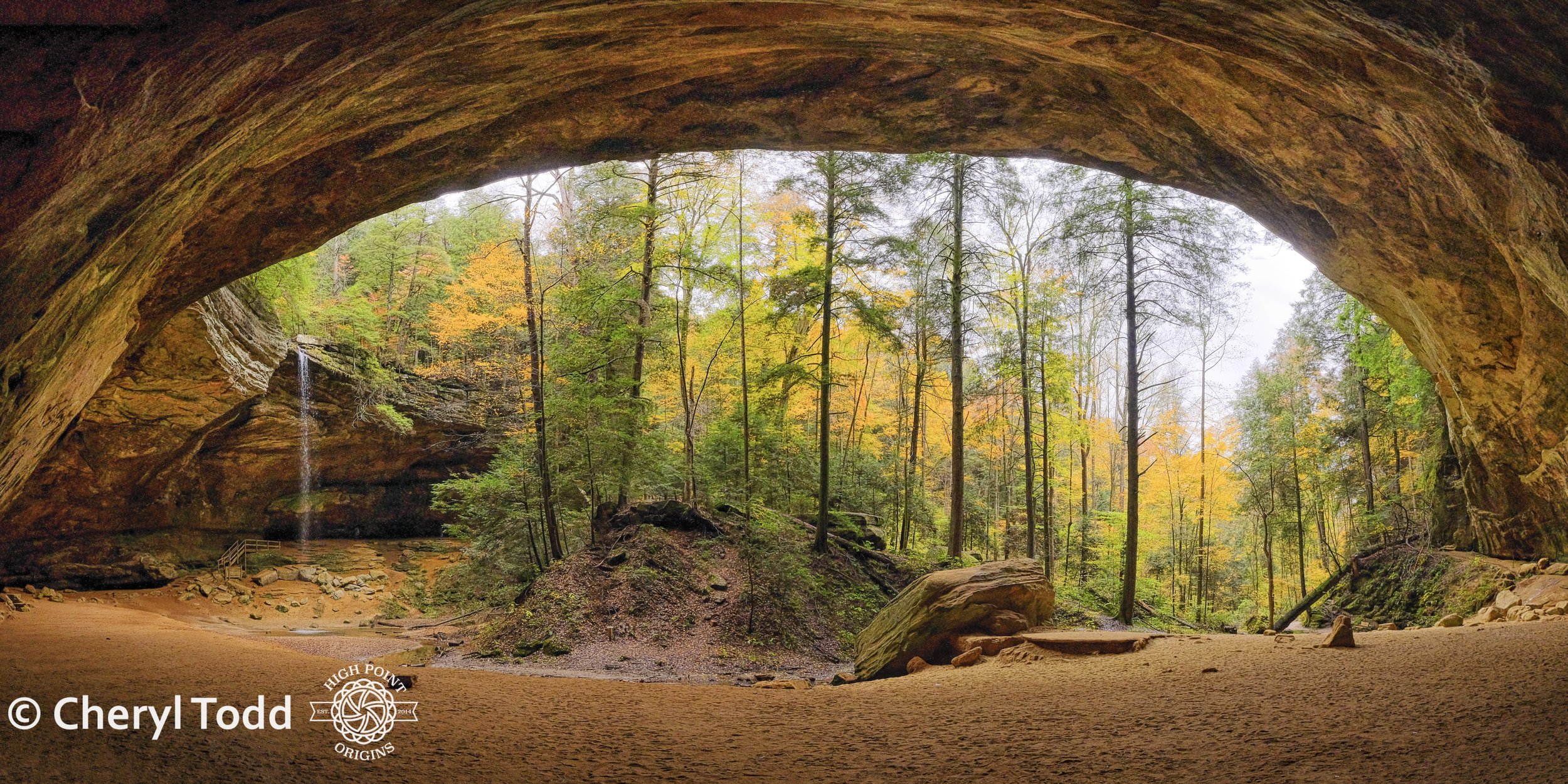 Ash Cave Autumn View