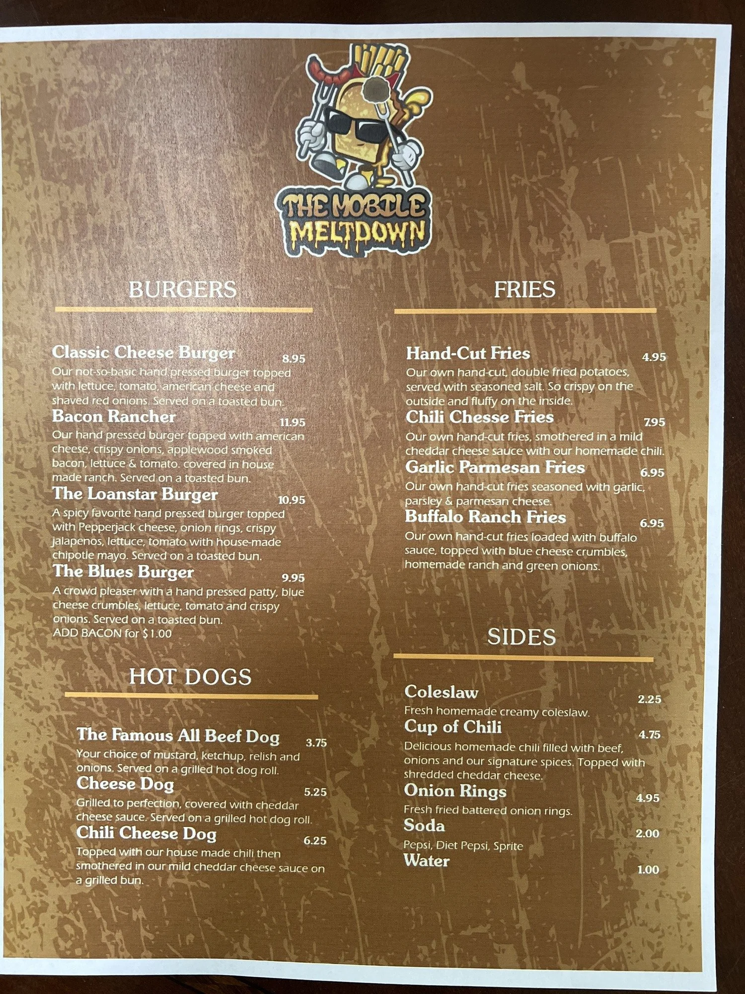 FOOD TRUCK Mobile Meltdown — Brass Works Brewing Co.