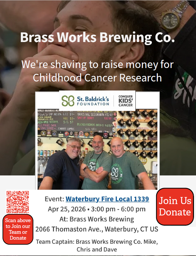 St. Baldrick's event flyer