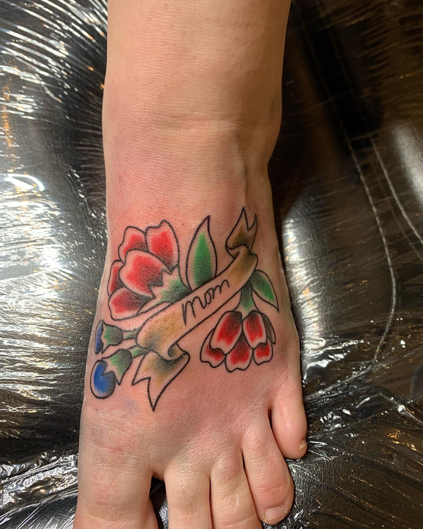 Just finished another mom tat from our flash sale! @tattoosbymarktyler