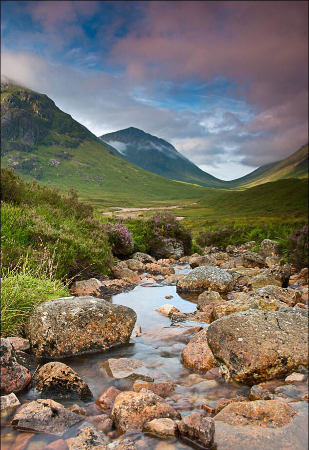 Glen Coe at Dawn, Glen Coe, Scotland