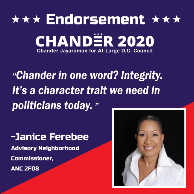 Janice Ferebee, ANC 2F Commissioner