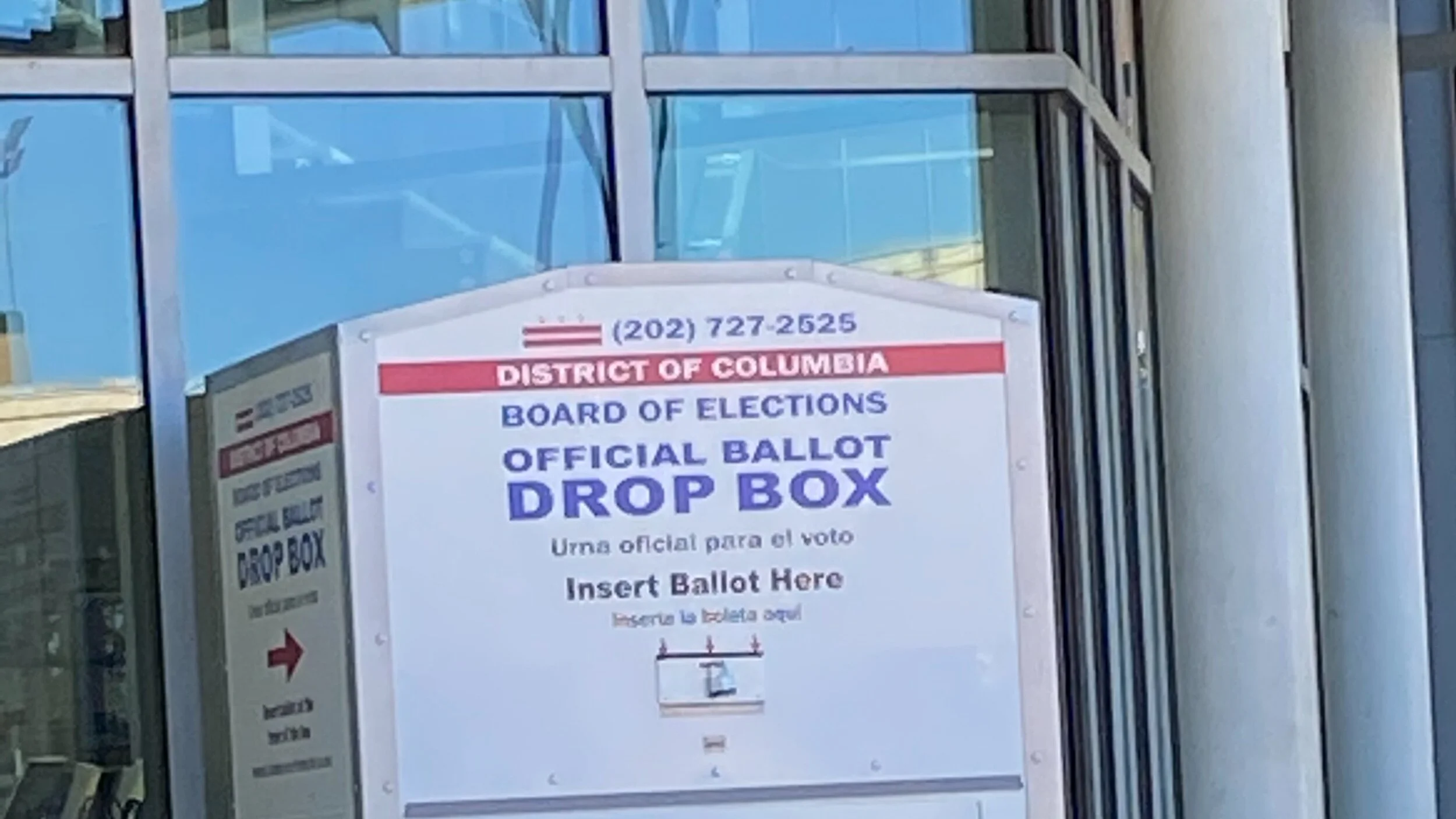 DC Mail-in-Ballot Drop Box Locations