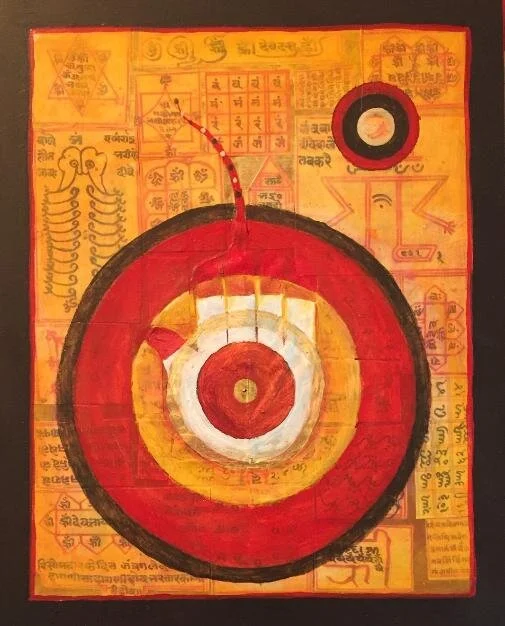 Under the Bodhi Tree; Compassion Red and White