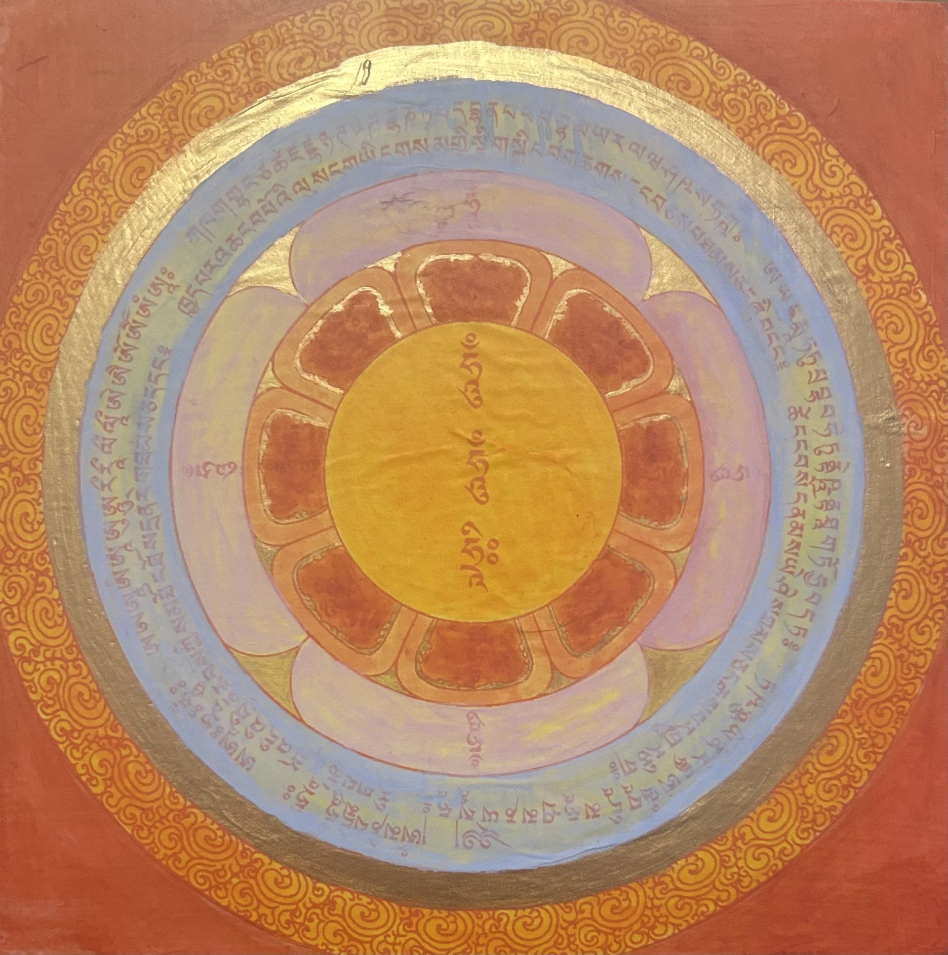 Lotus Mantra Mandala 2
